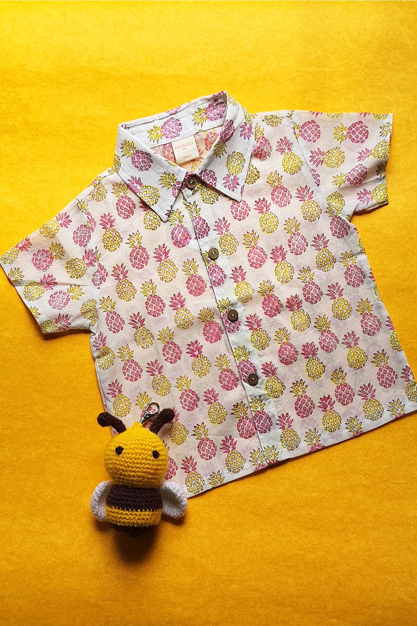 Yellow & Pink Pine Shirt