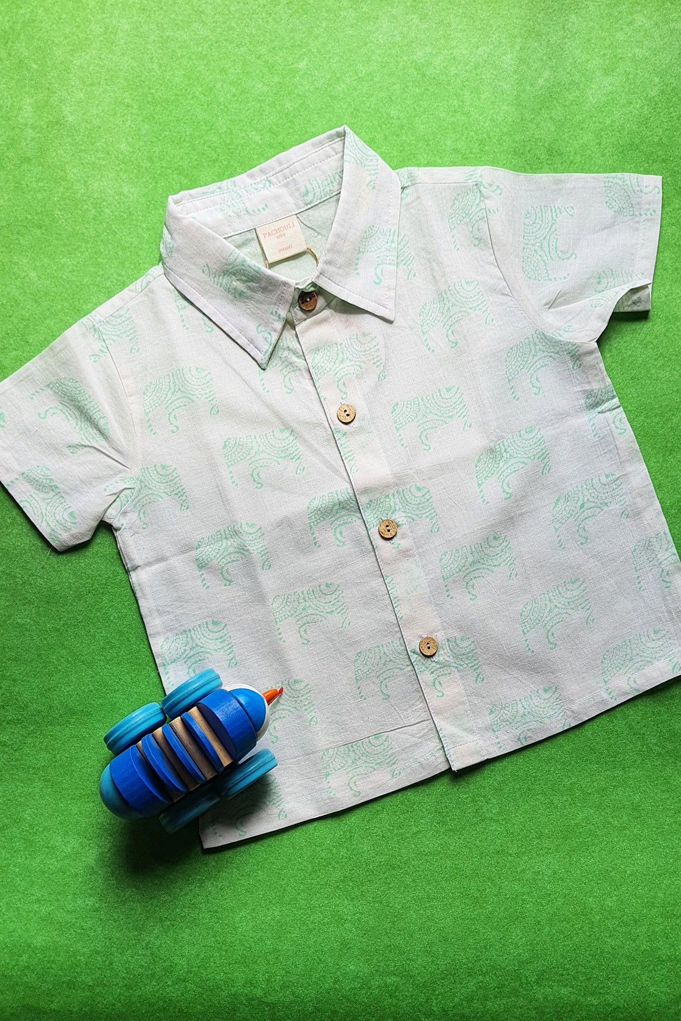 Green Elephant Shirt