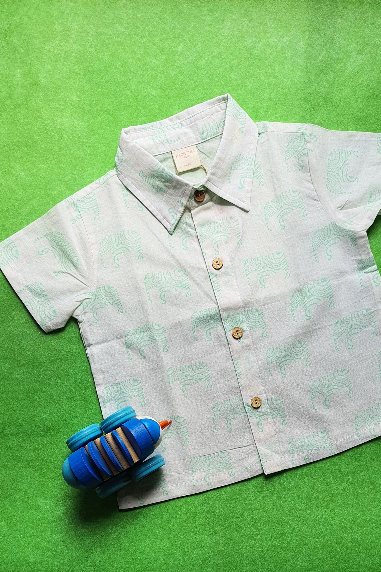Green Elephant Shirt