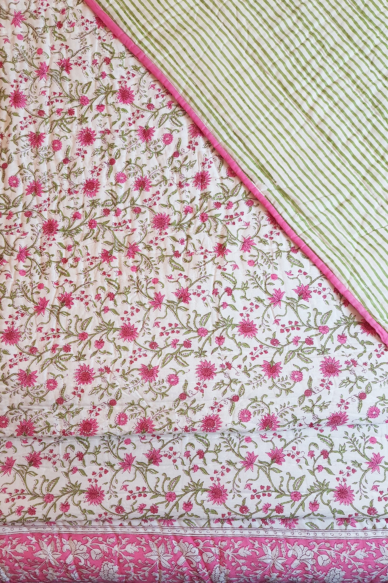 Pink Lilly Jaipuri Razai