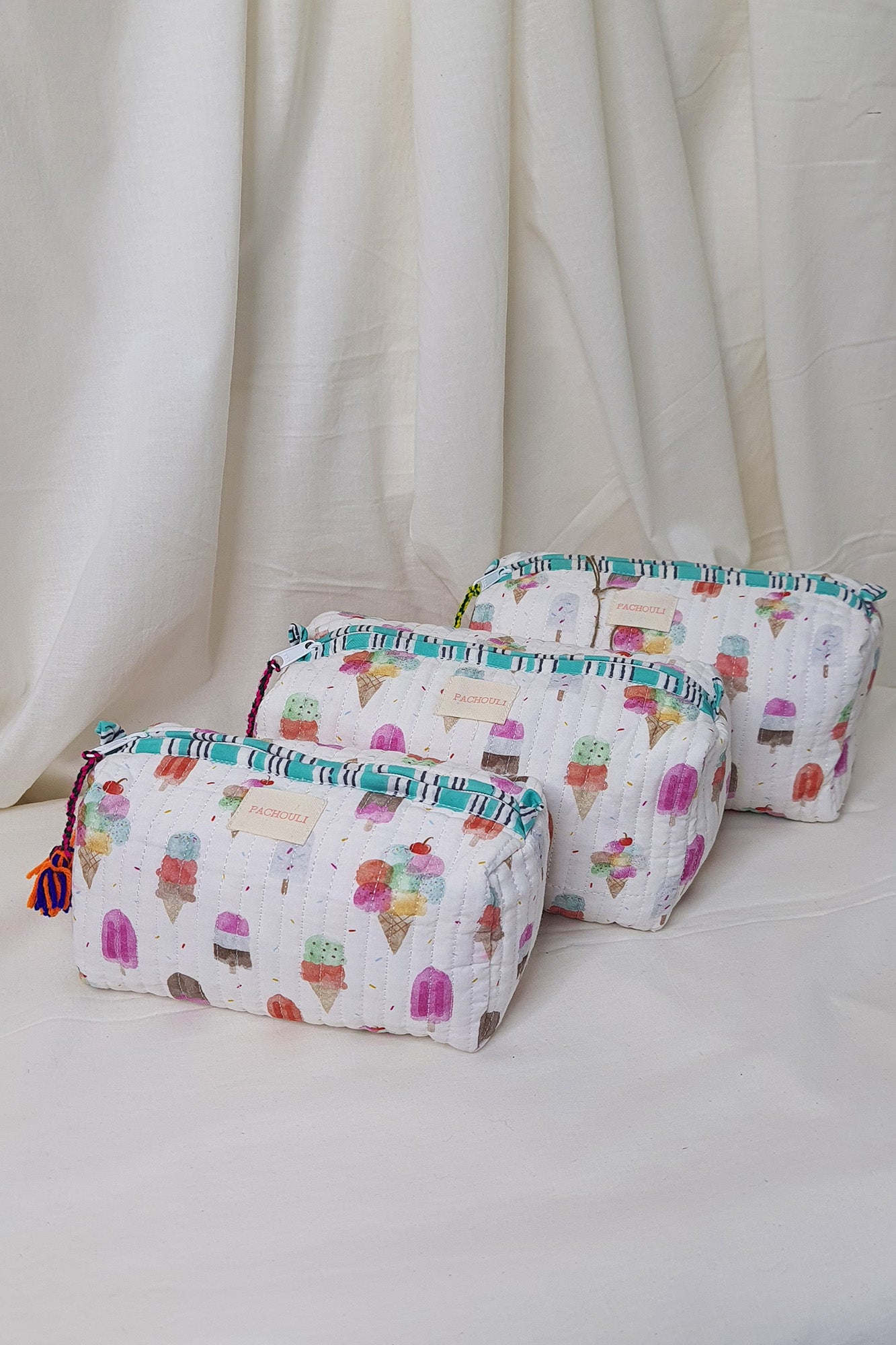 Ice Cream Pouch Set of 3