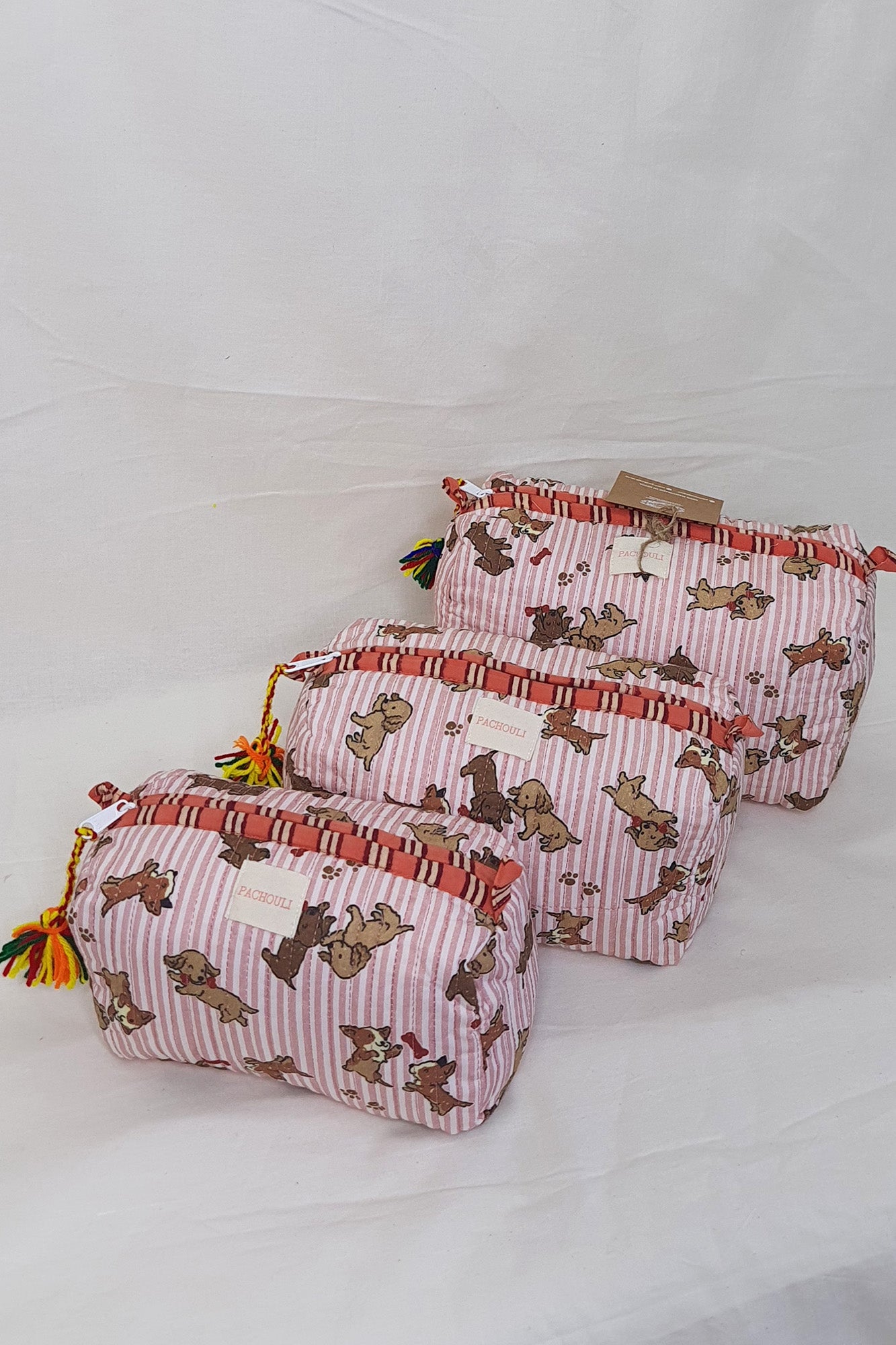 Bubble Bark Pouch Set of 3