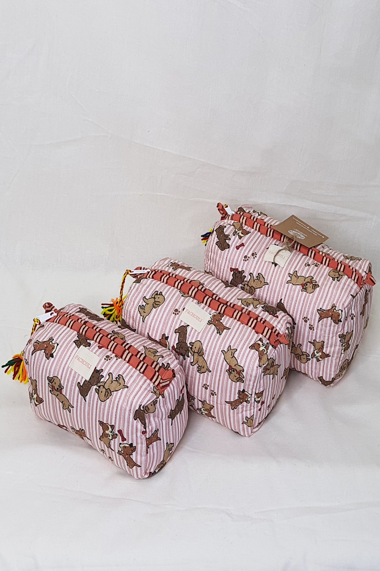 Bubble Bark Pouch Set of 3