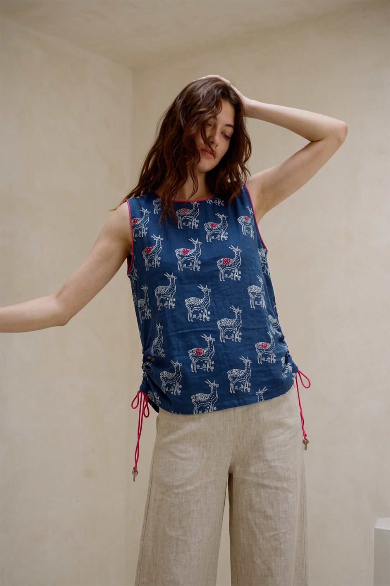 Blue Antlers Twilight Top