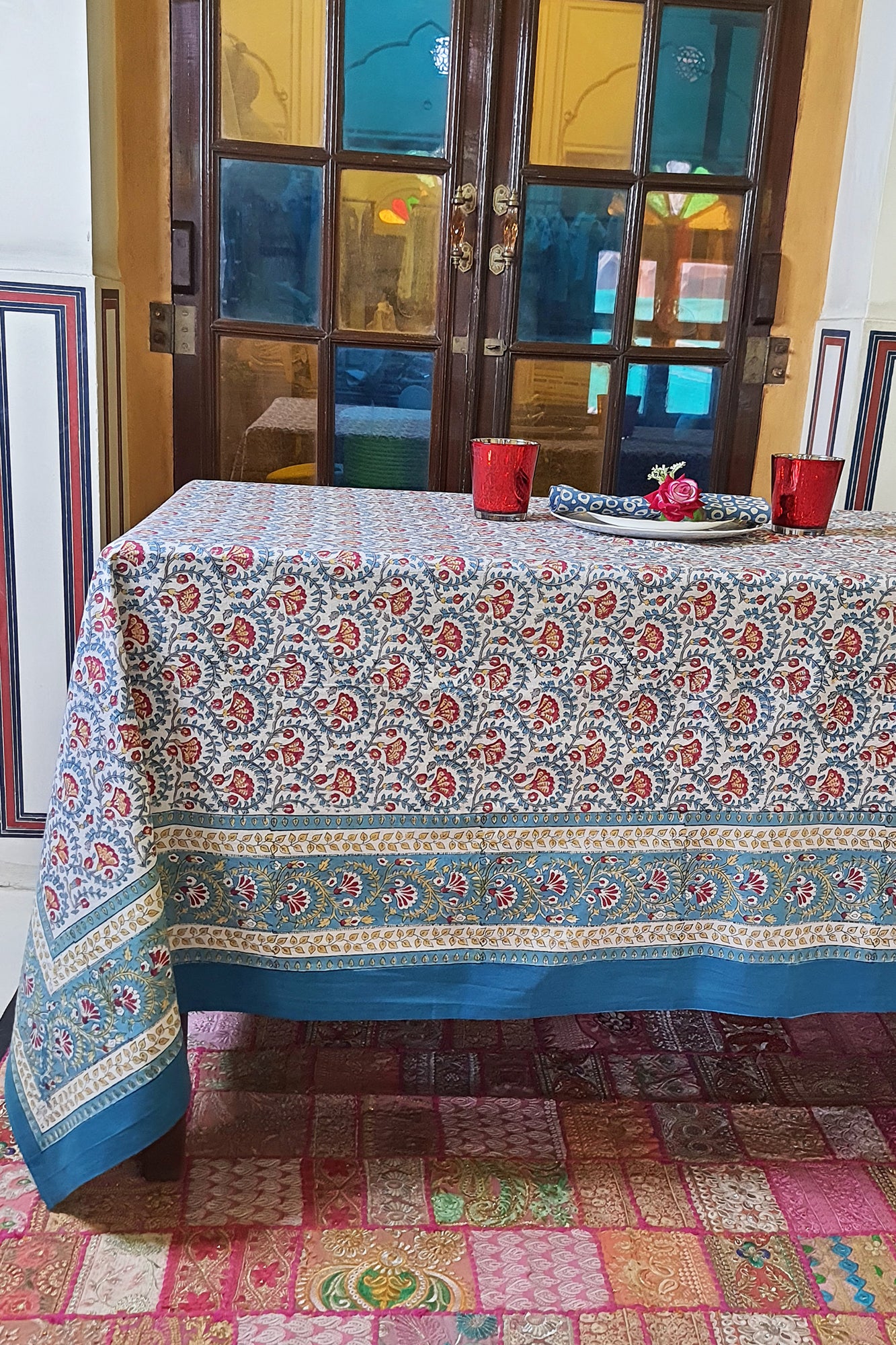 Jaipur Bloom Table Cover