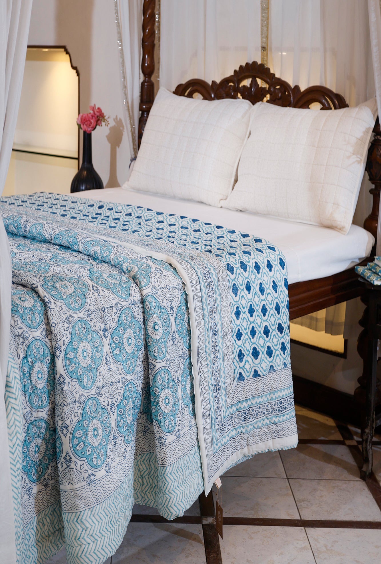 Quilt OGEE Blue