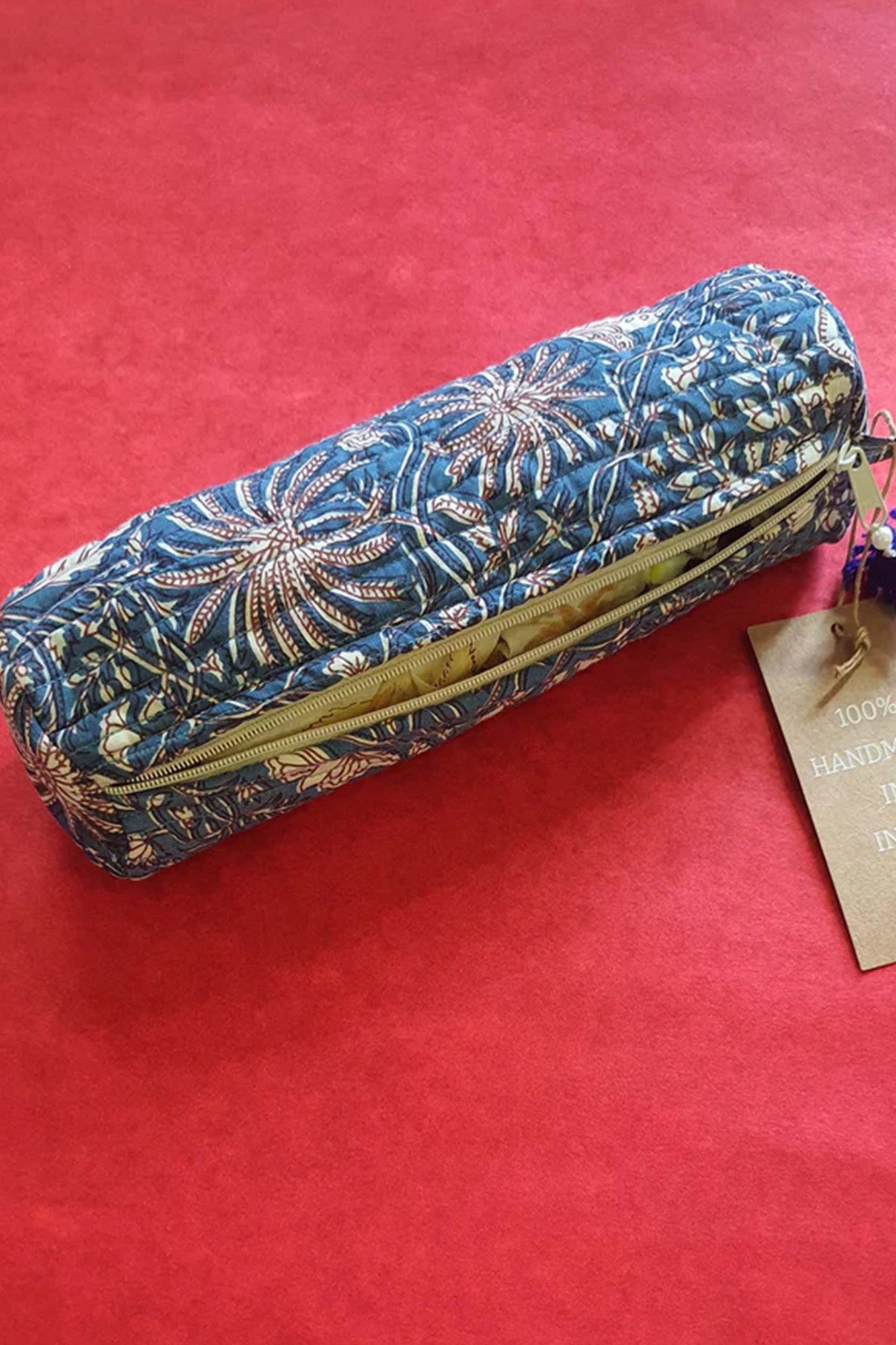 Pencil Pouch Octopus Blue