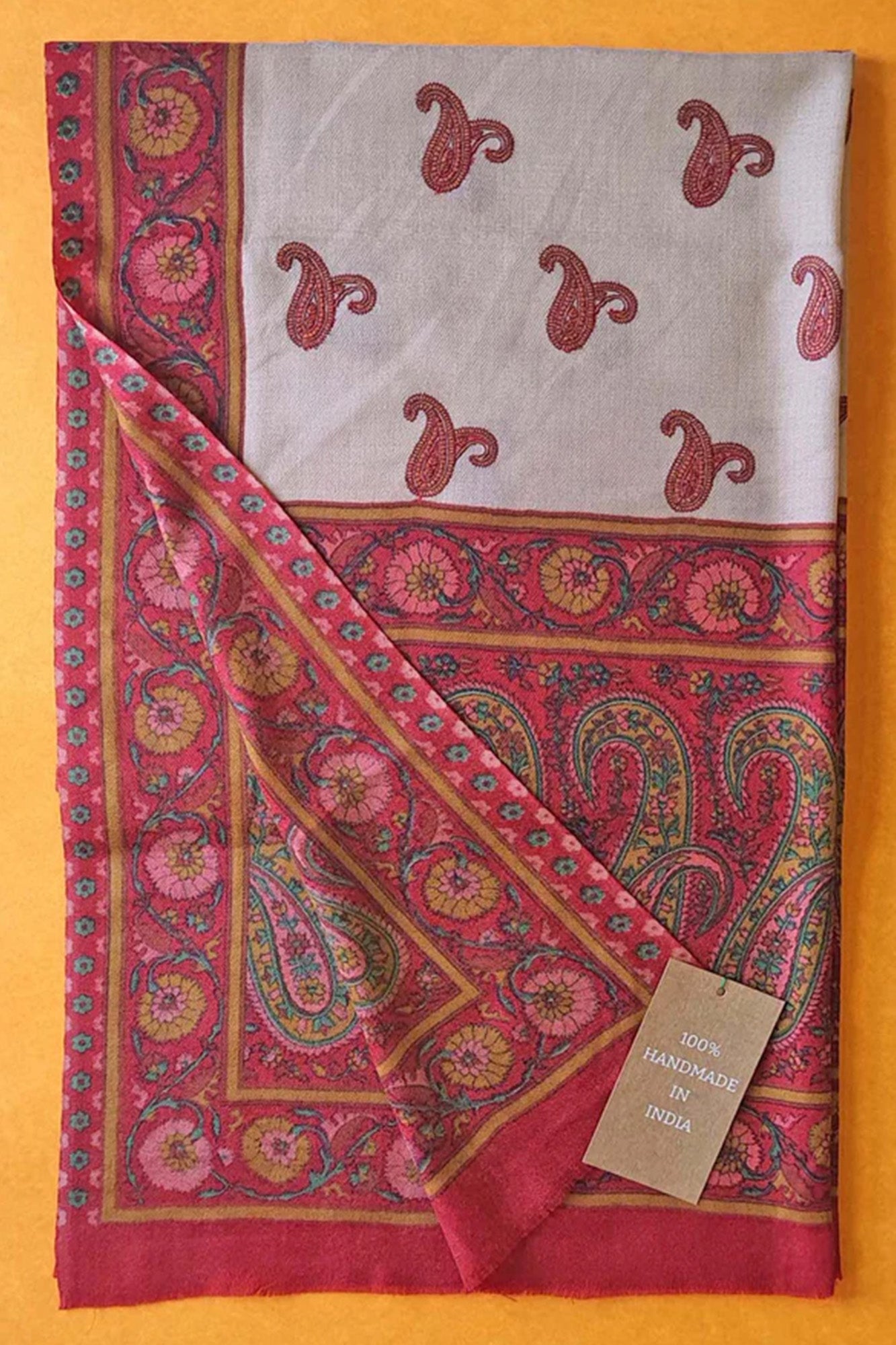 Pashmina Red Paisley
