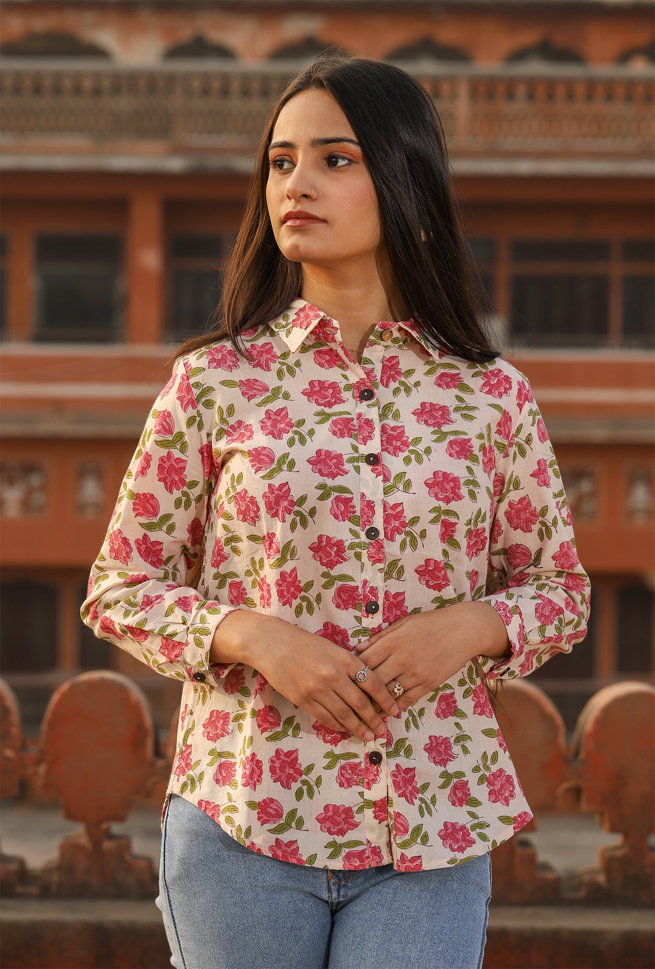 Shirt Women Gulabi Rose