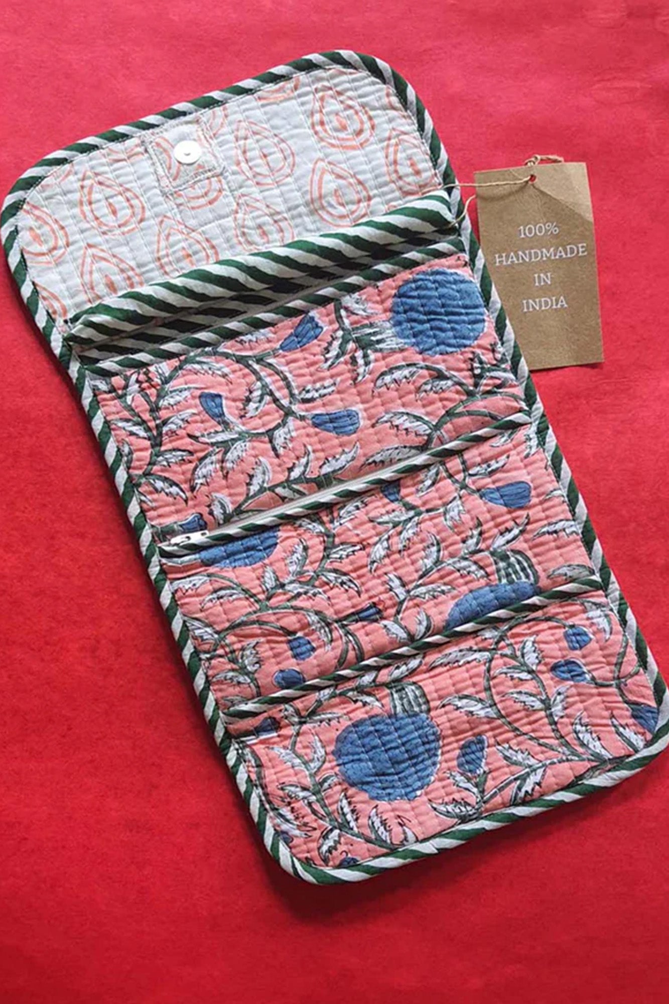 Cluth Bag Peach Floral