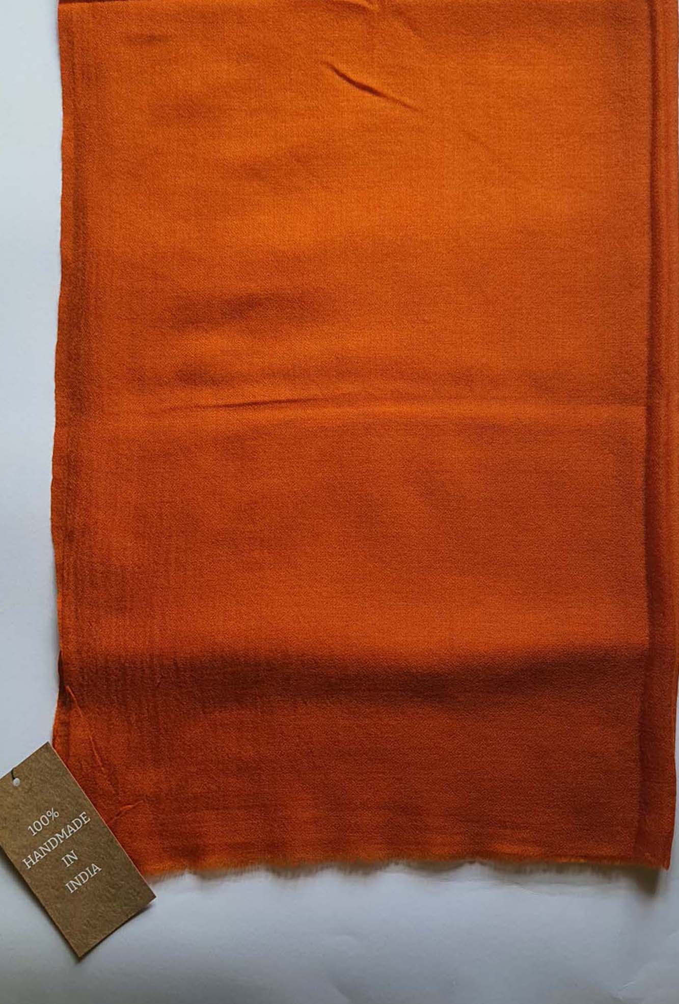 Pashmina Rust Plain