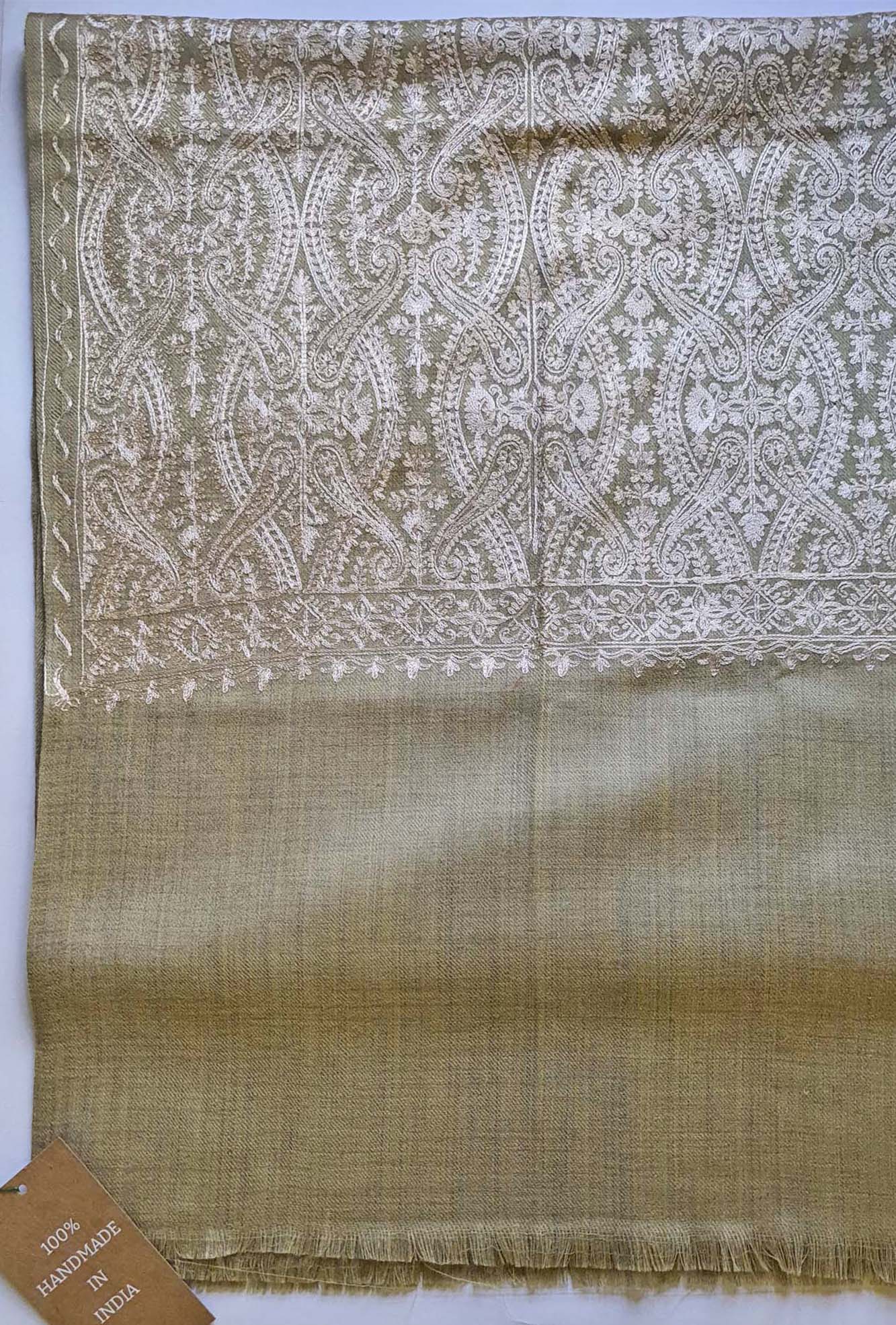Pashmina Gold Embroidered