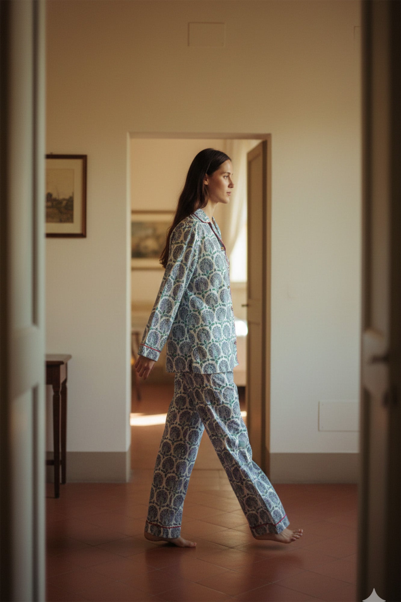 Blue Shrine Night Suit