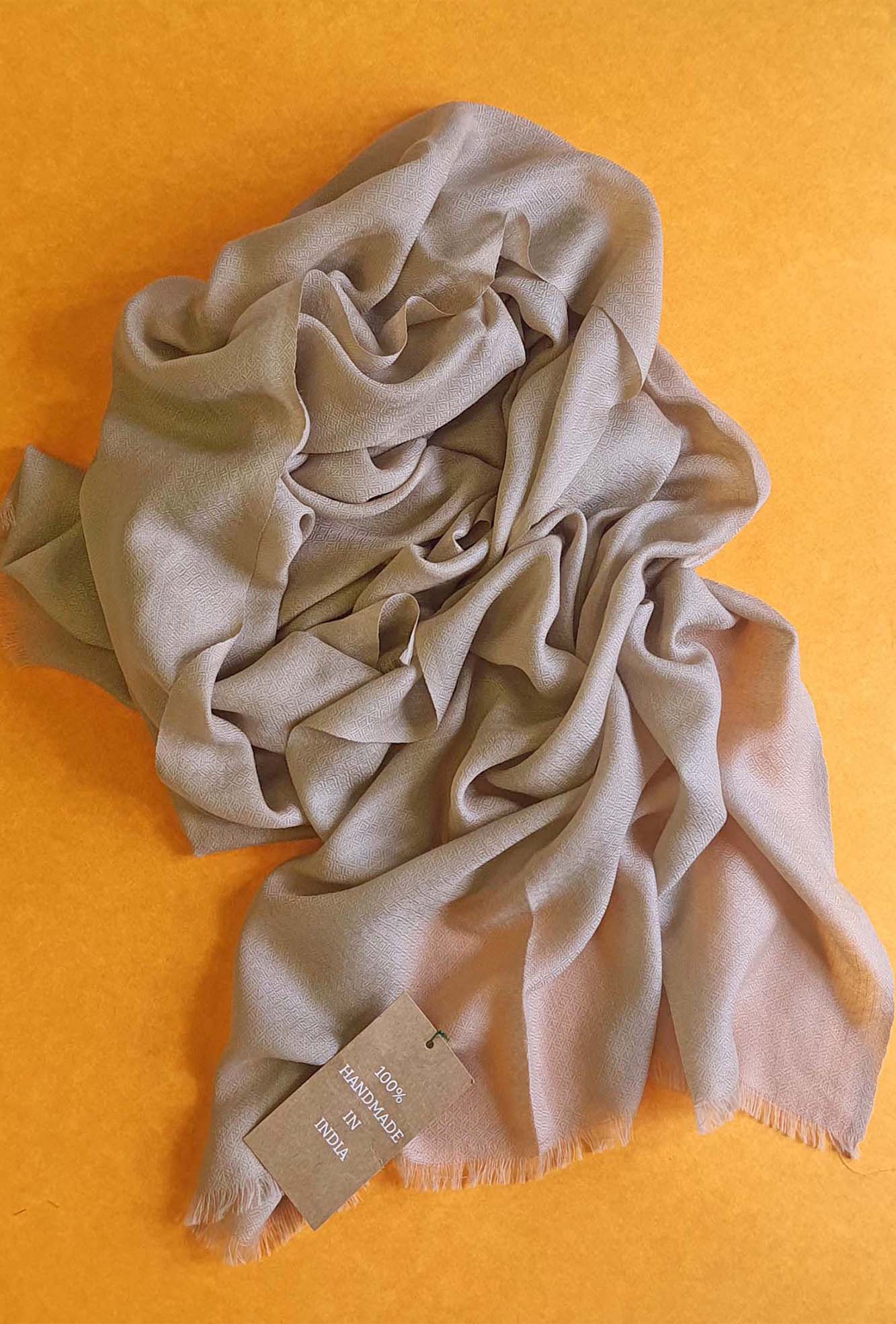 Pashmina Self Textured Baize