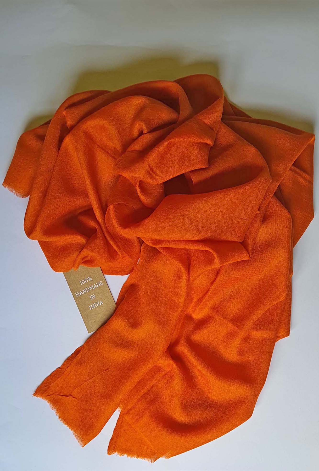 Pashmina Rust Plain