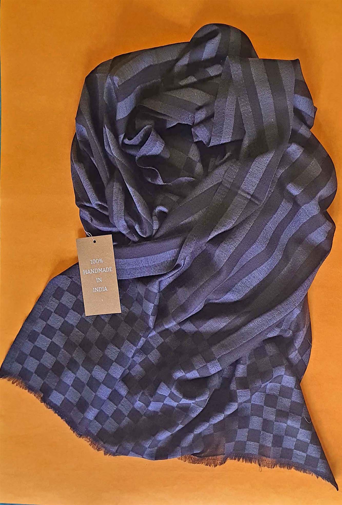Pashmina Black Stripes