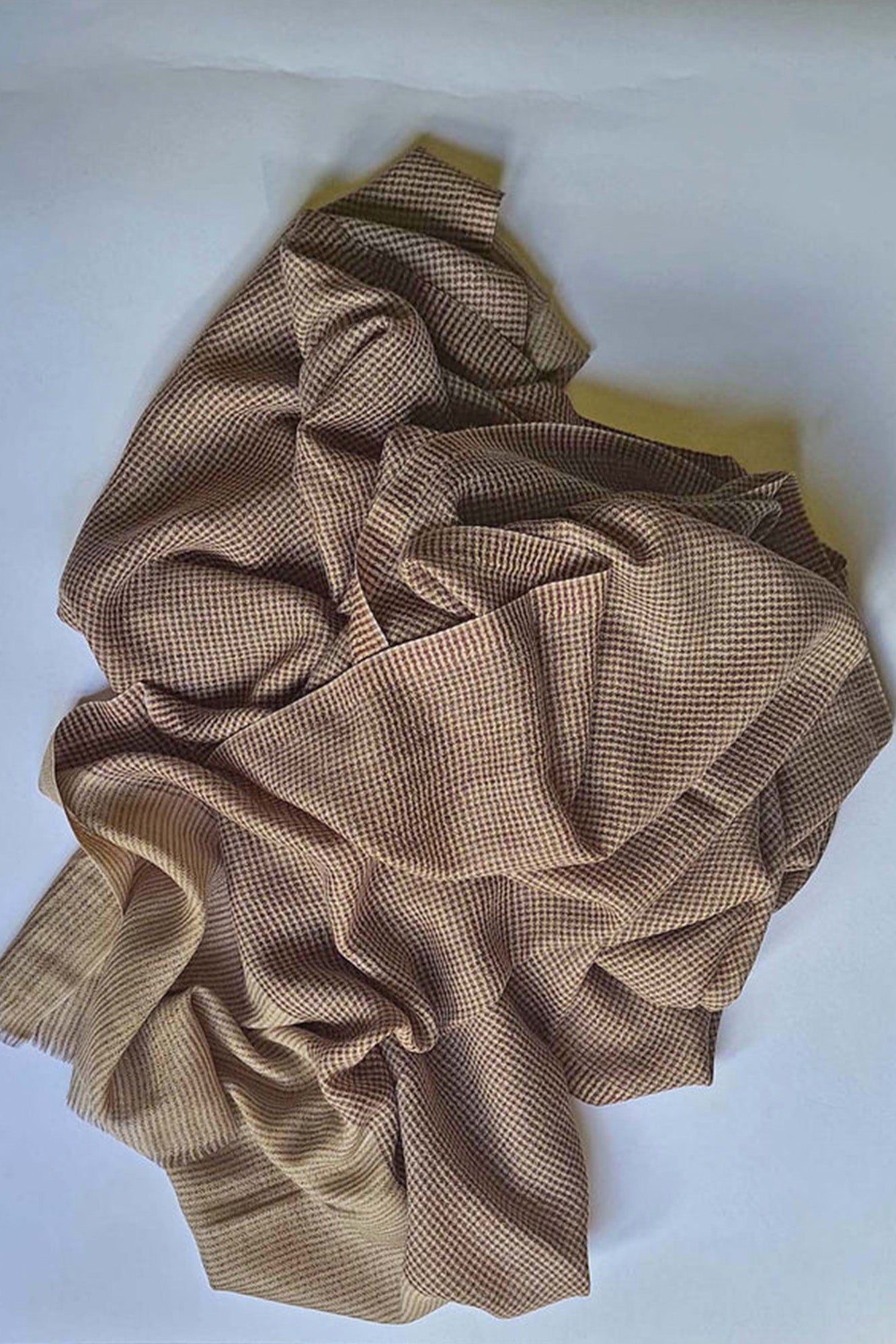 Pashmina Mini Checks Brown