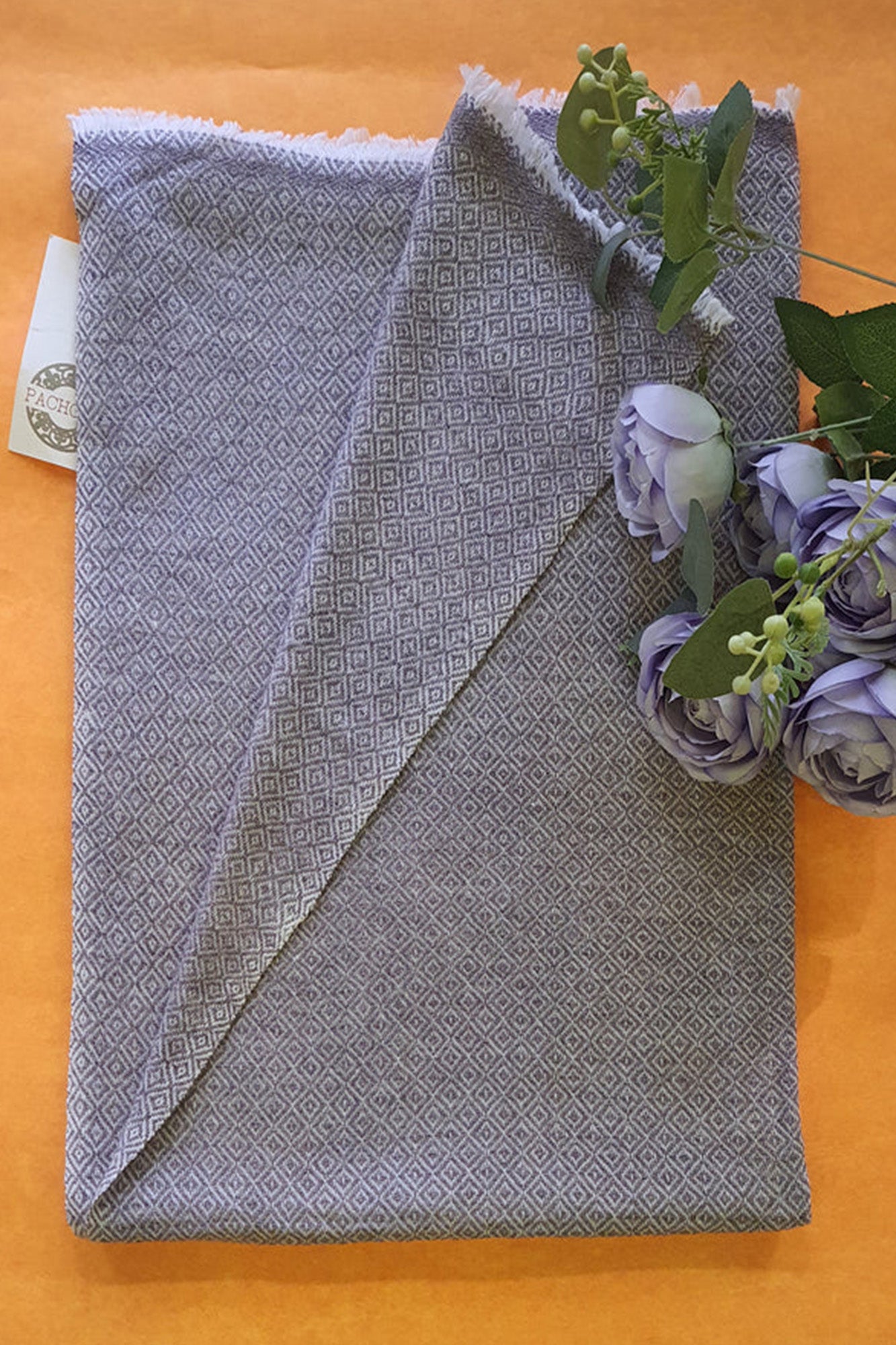 Self Textured Woolen shawl