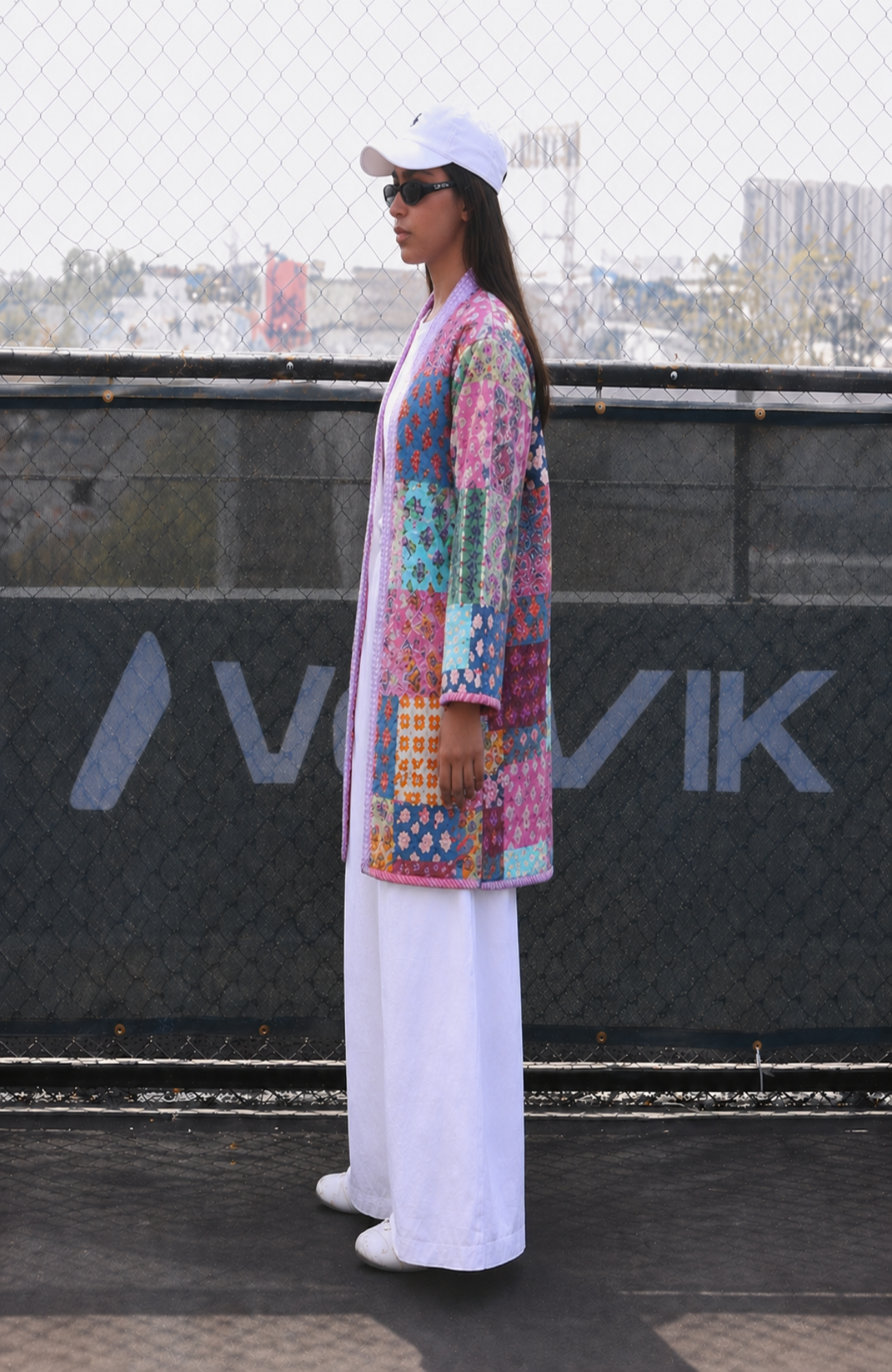 Match The Patch Quilted Kimono