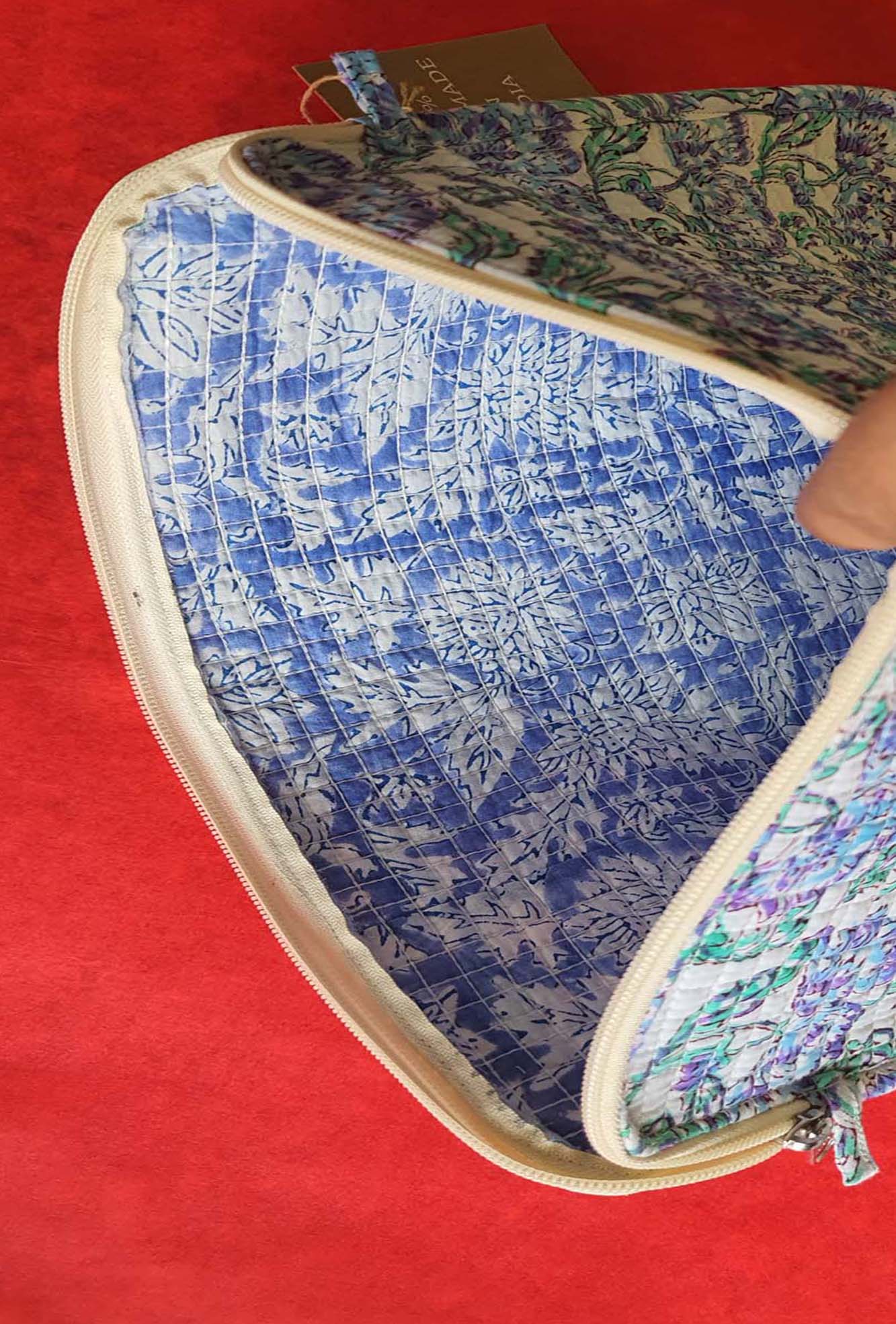 Bag Laptop Purple Floral