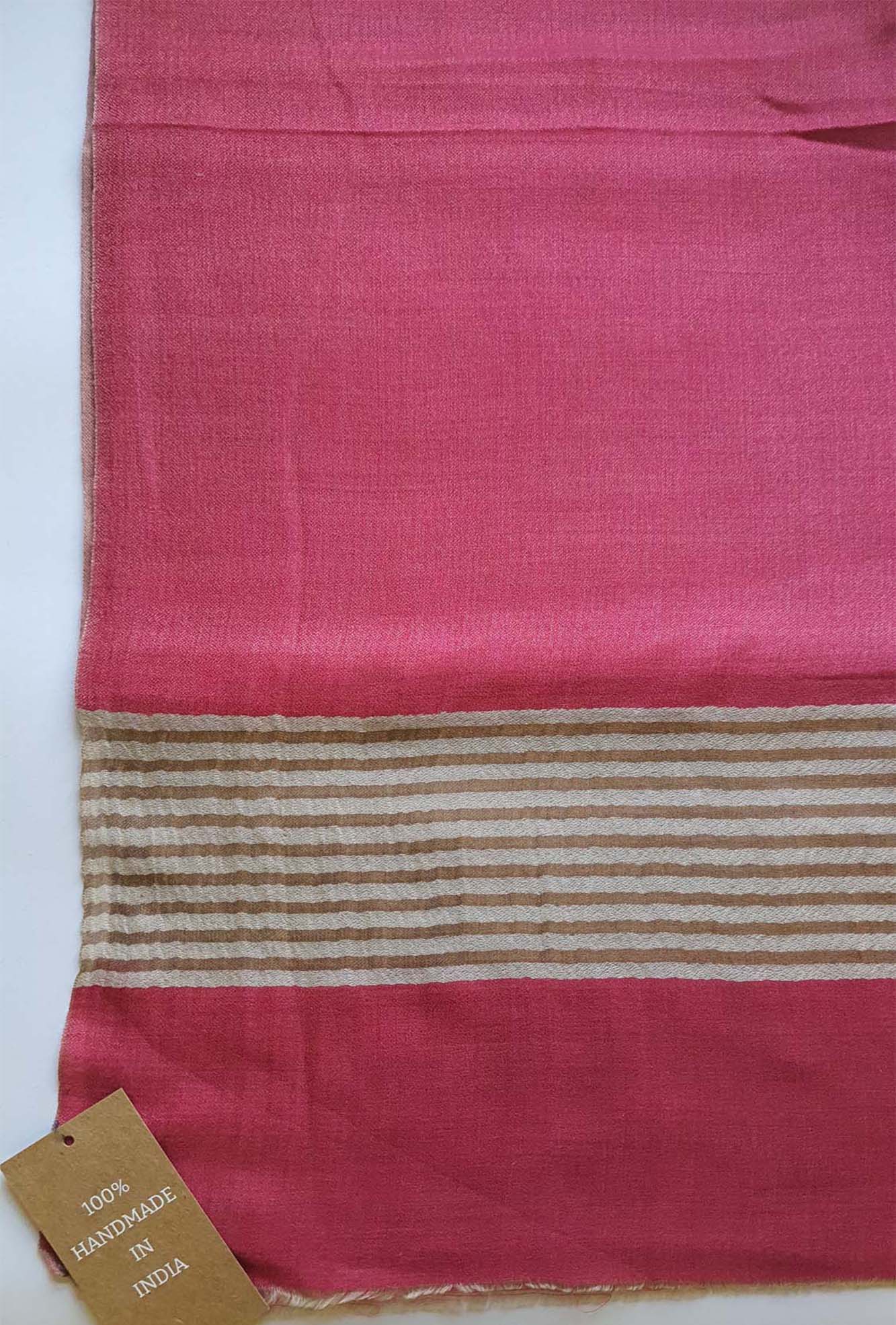 Pashmina Peach Striped