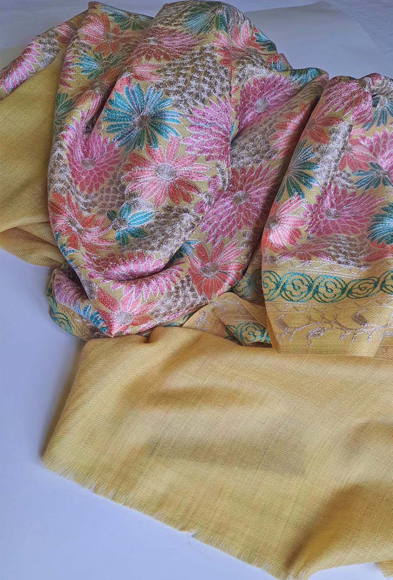 Pashmina Full Embroidred