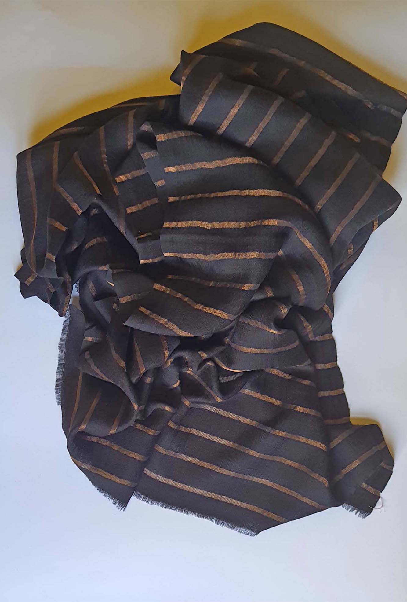 Pashmina Golden Stripes