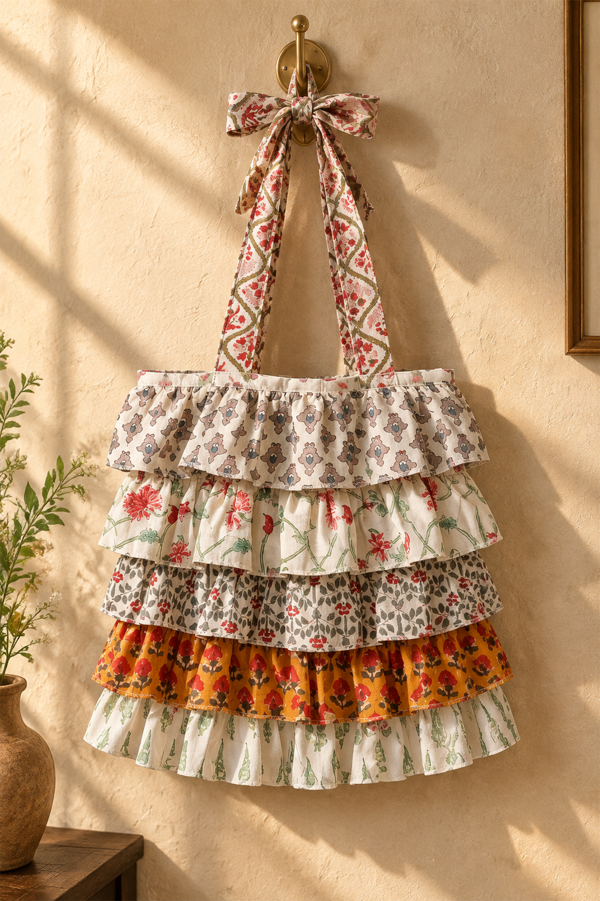 Multi Frill Tote Bag