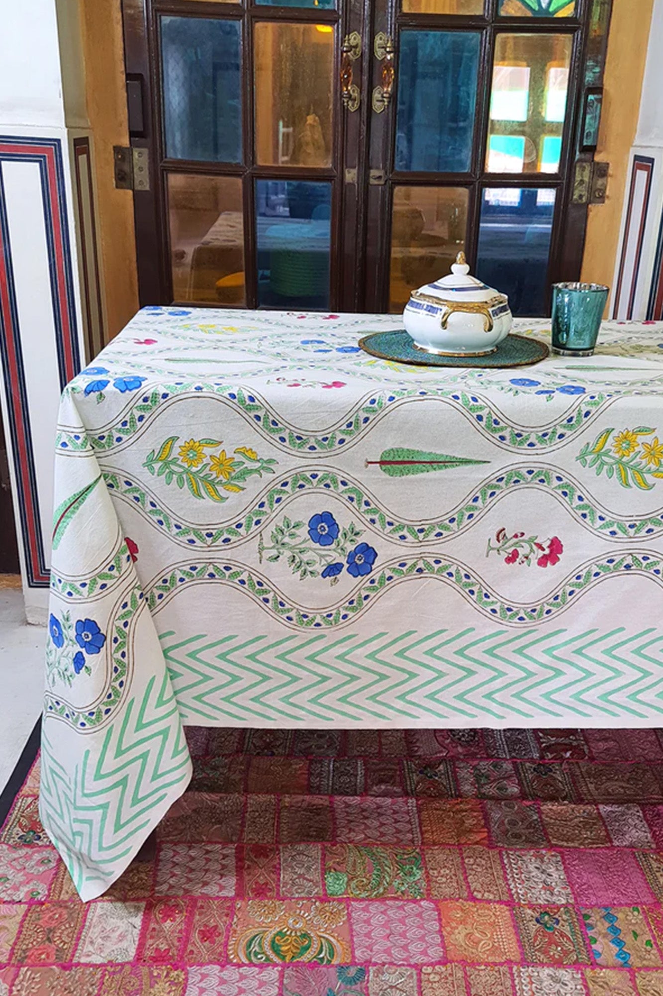 Mughal Garden Table Cover