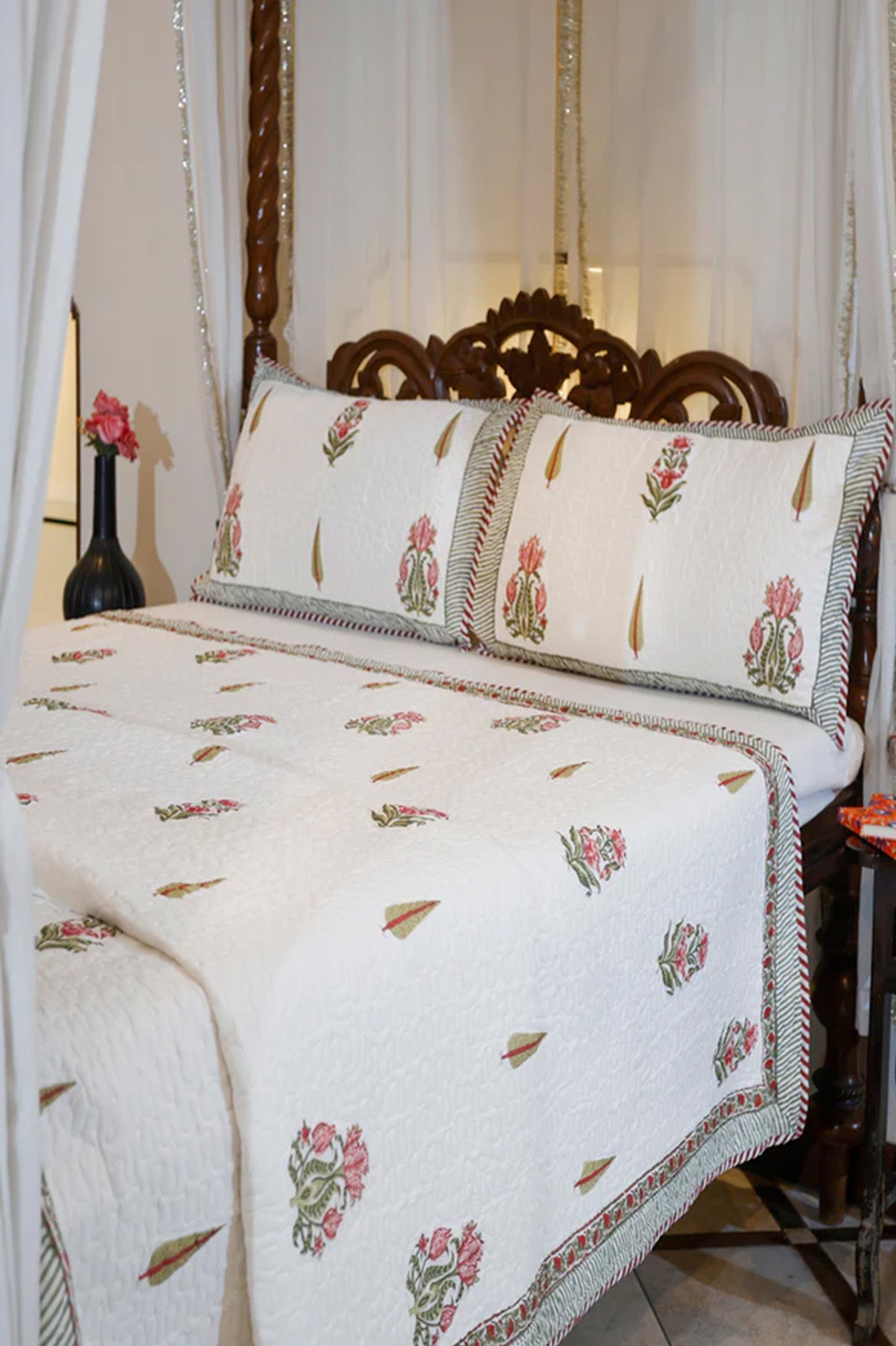 Damask Bed Cover