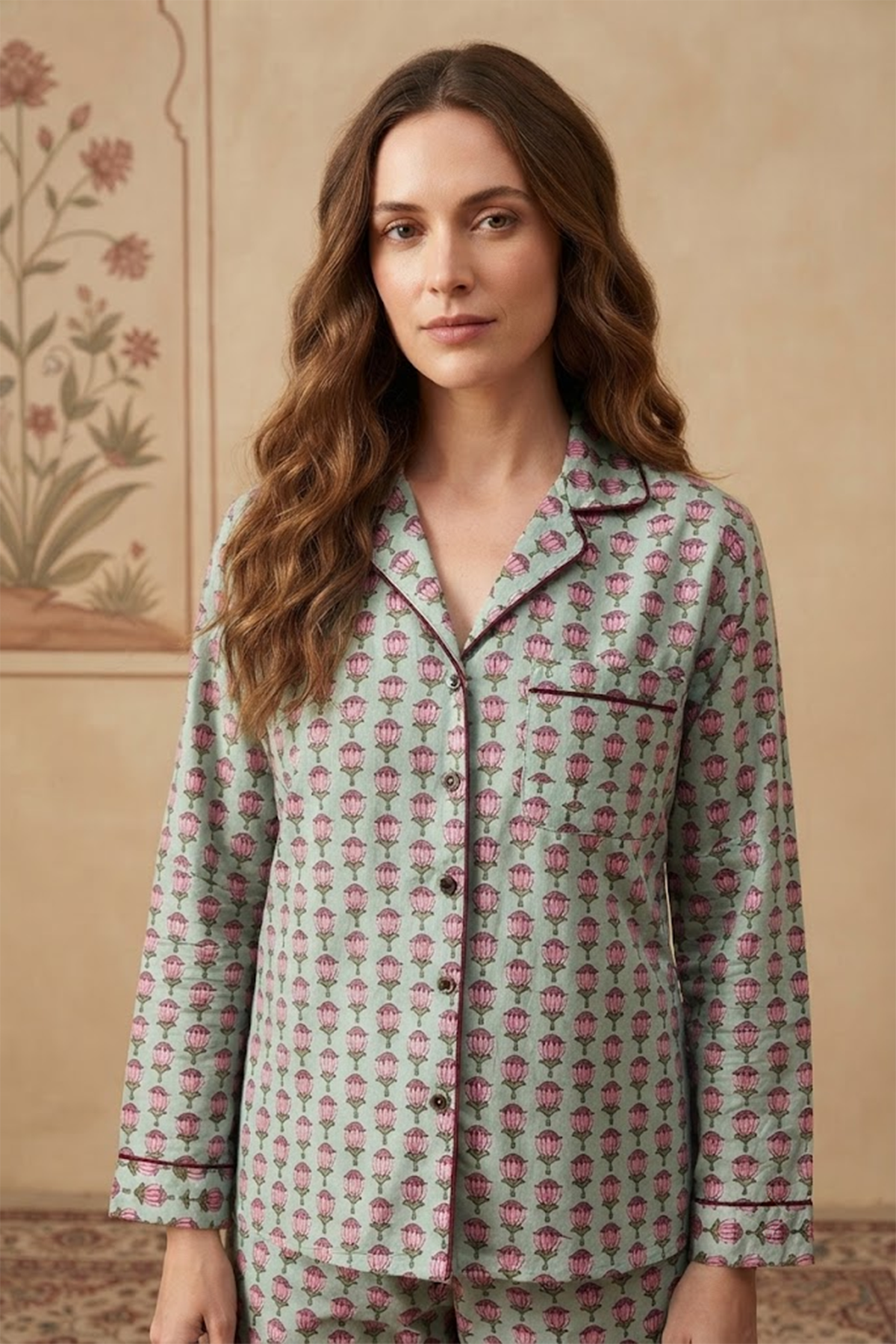 Lotus Bloom Night Suit