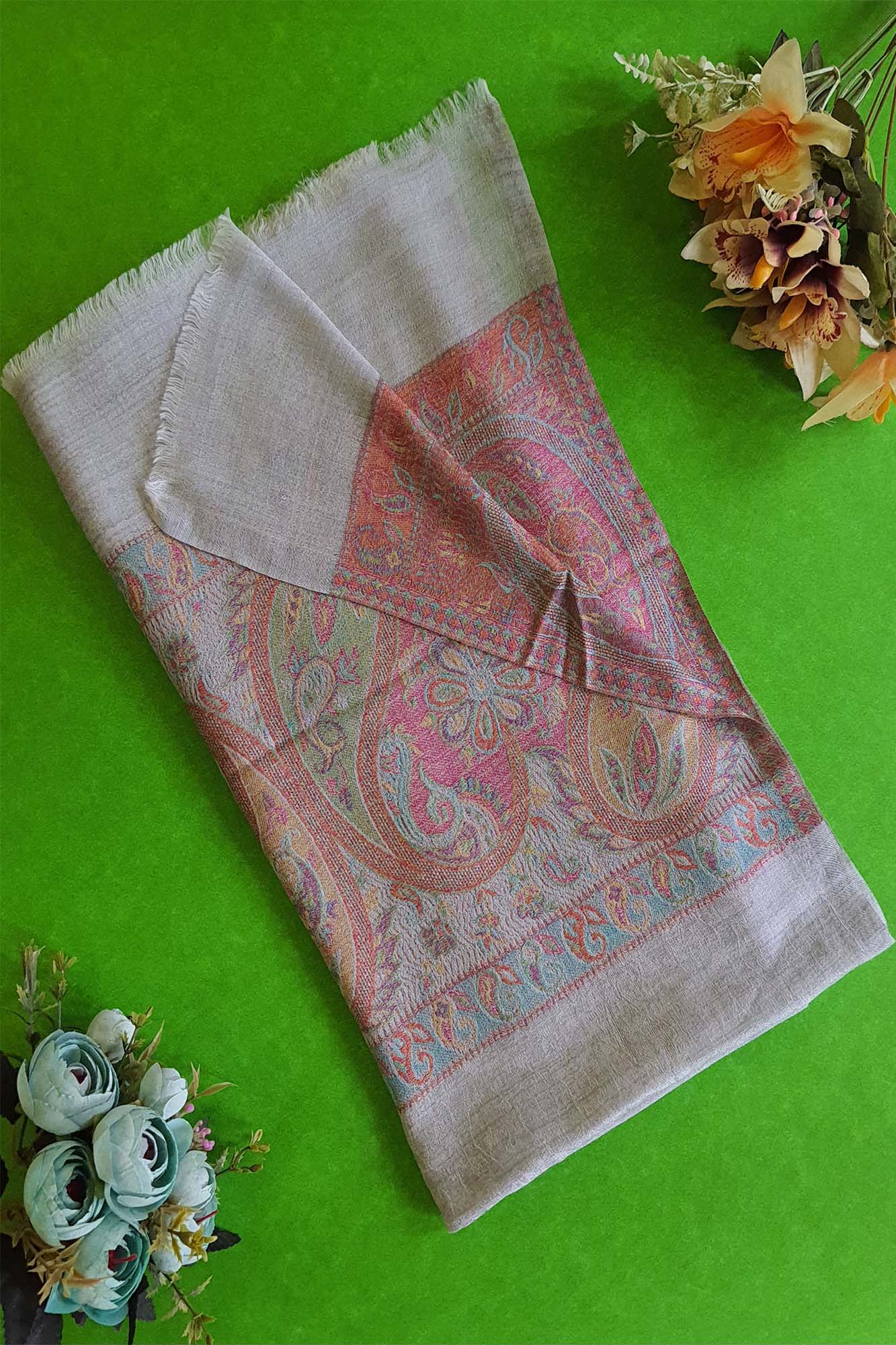 Women Pashmina Stole Self Textured