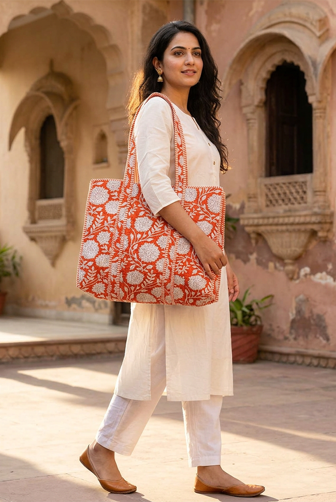 Red Sunflower Tote Bag