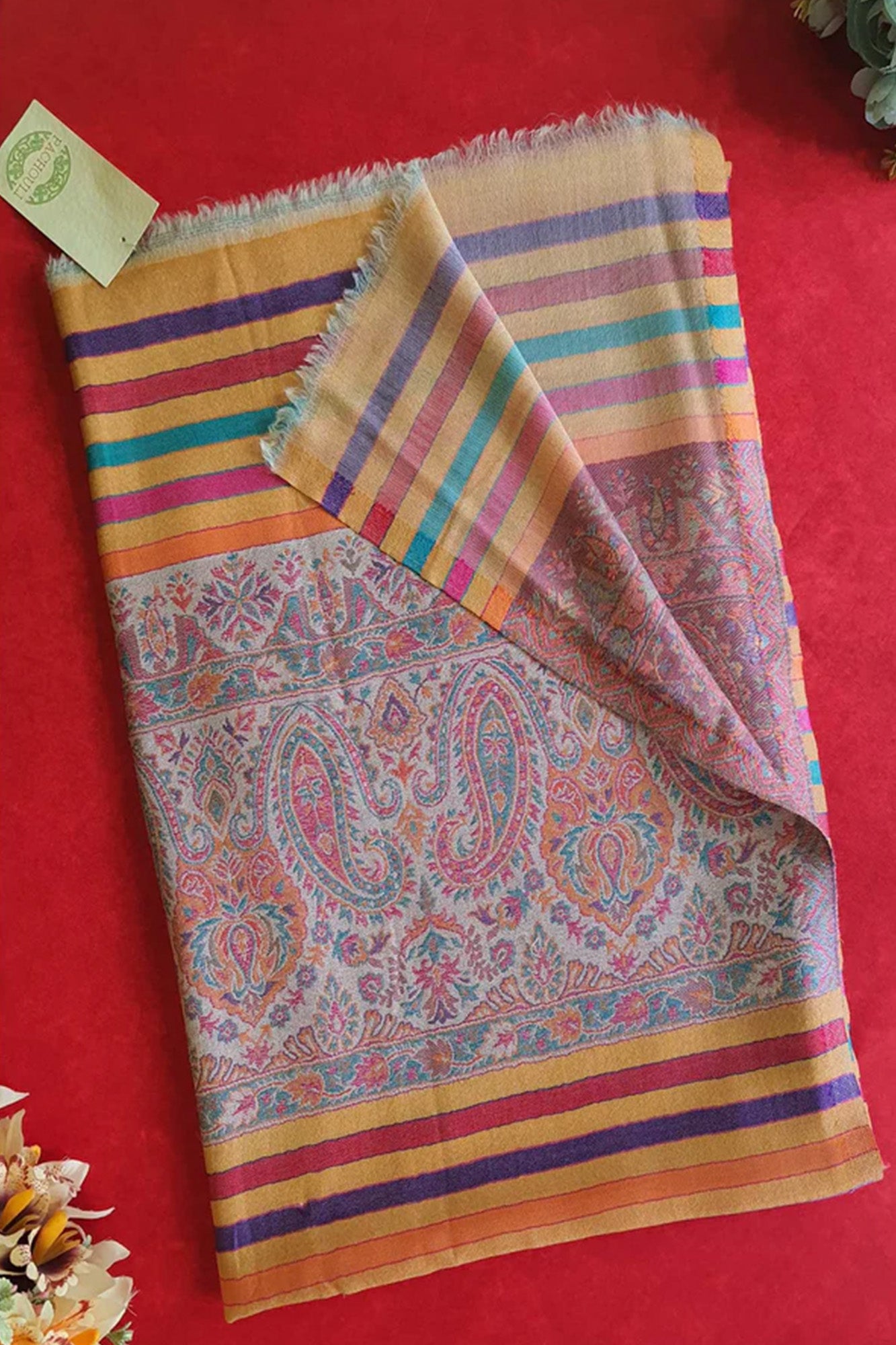 Pashmina Kani Woven Shawl