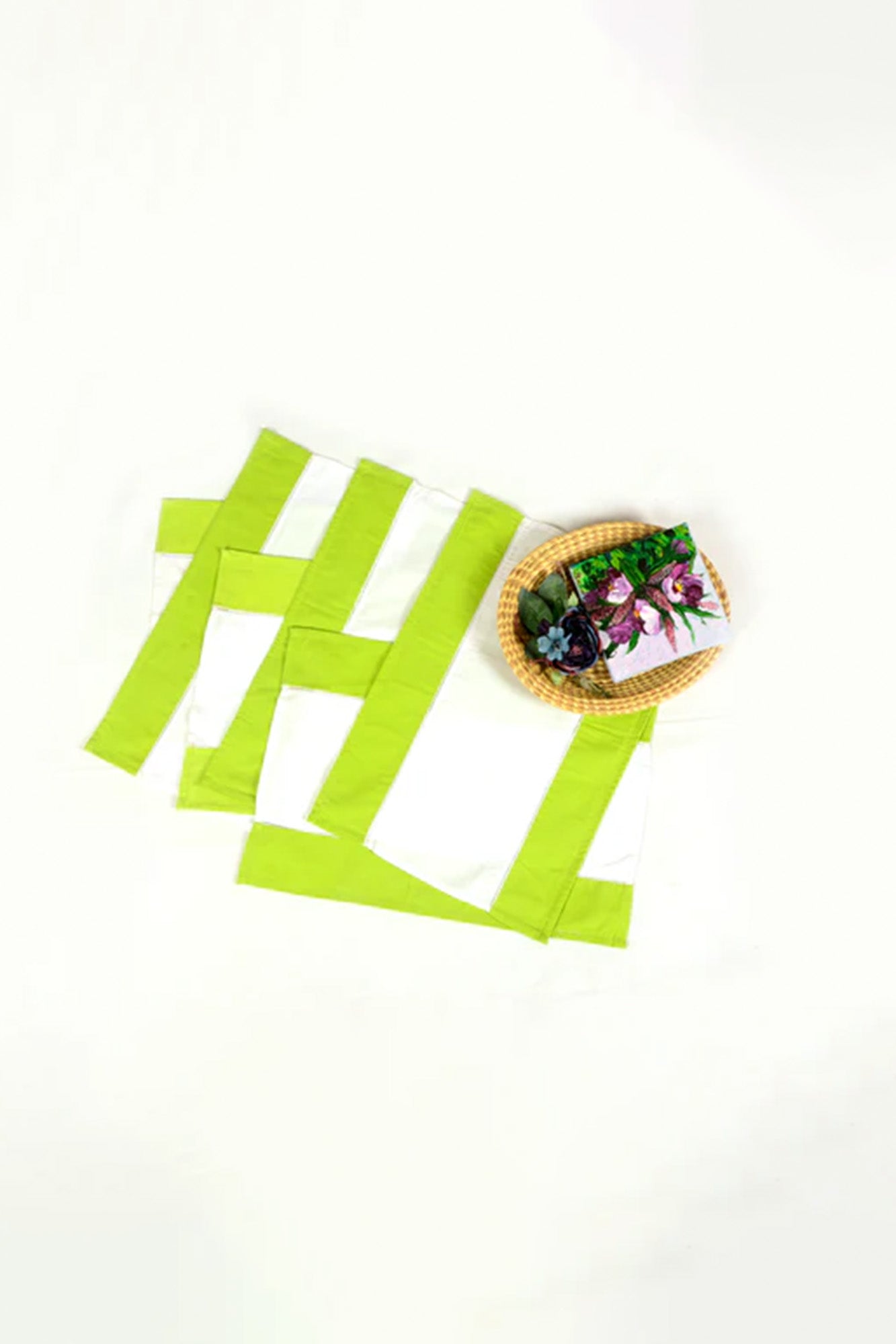 Lemon Green - Place Mat Set of 6