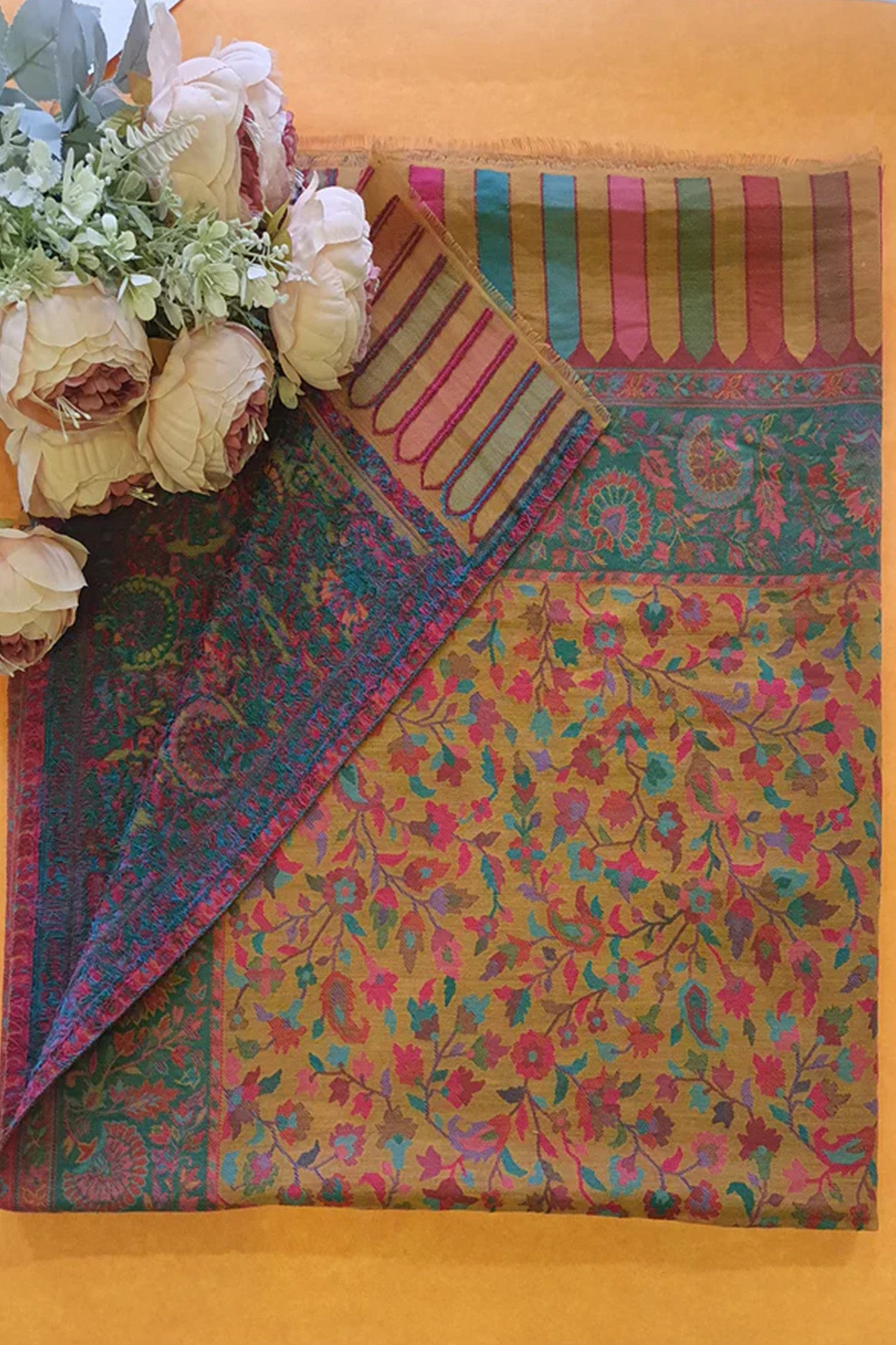 Pashmina Kani Woven Shawl