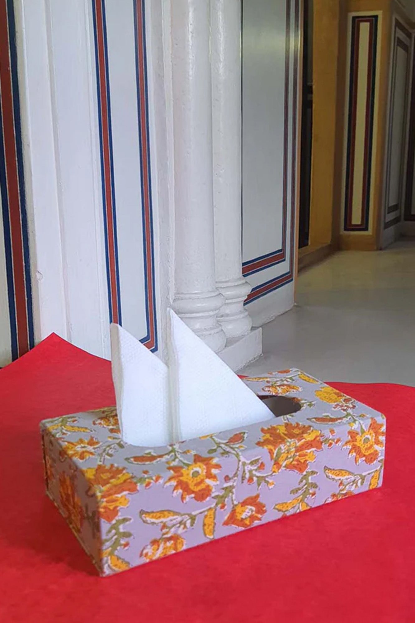 Tissue Box Mustard