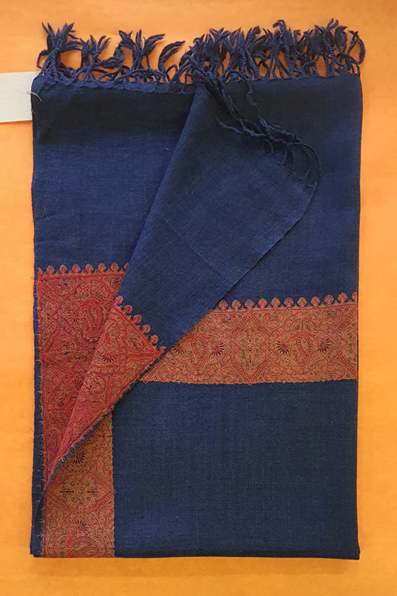 Women Pashmina Palla Buti Blue