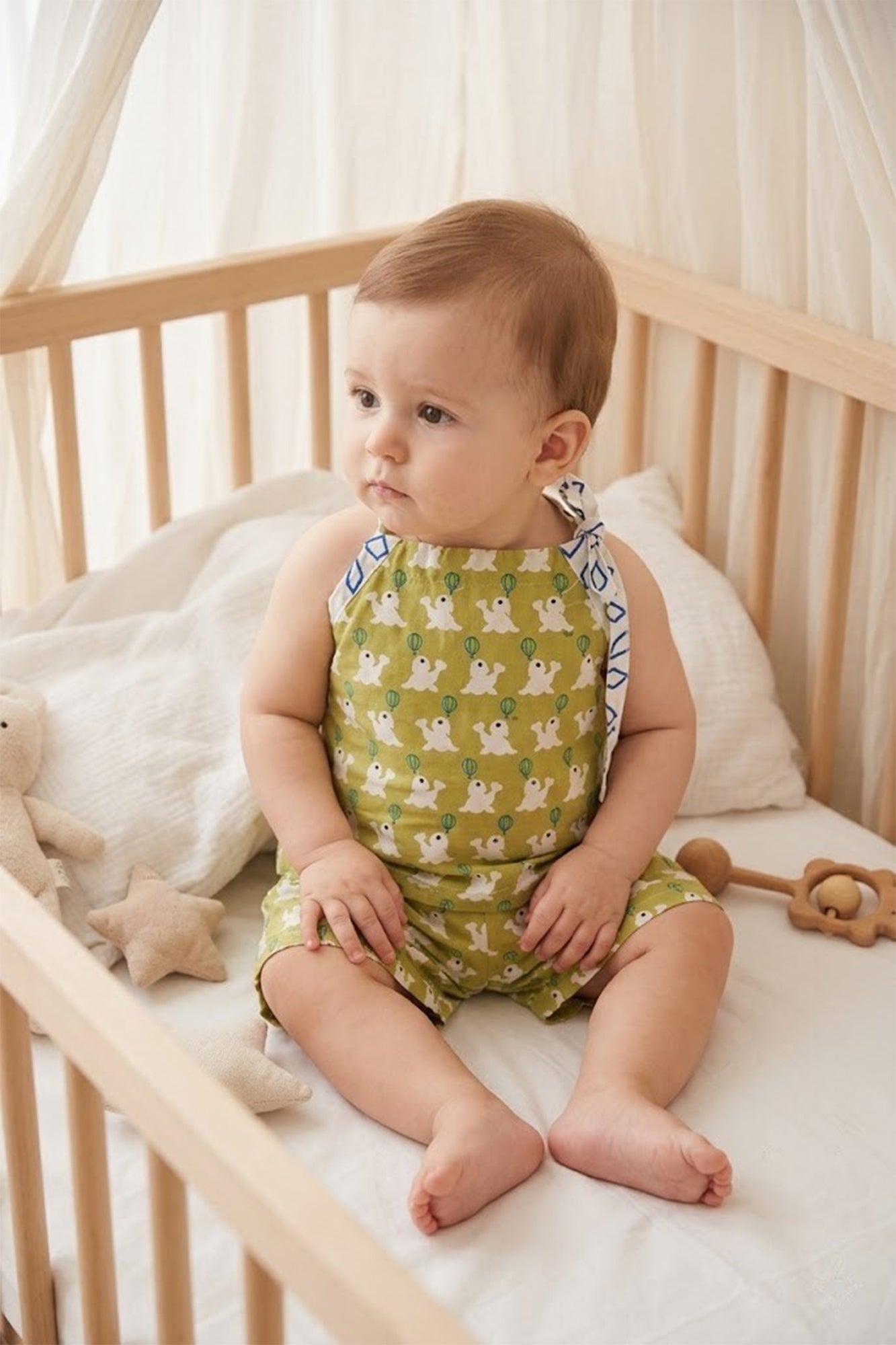 Green Dolphin Top Dori With Shorts