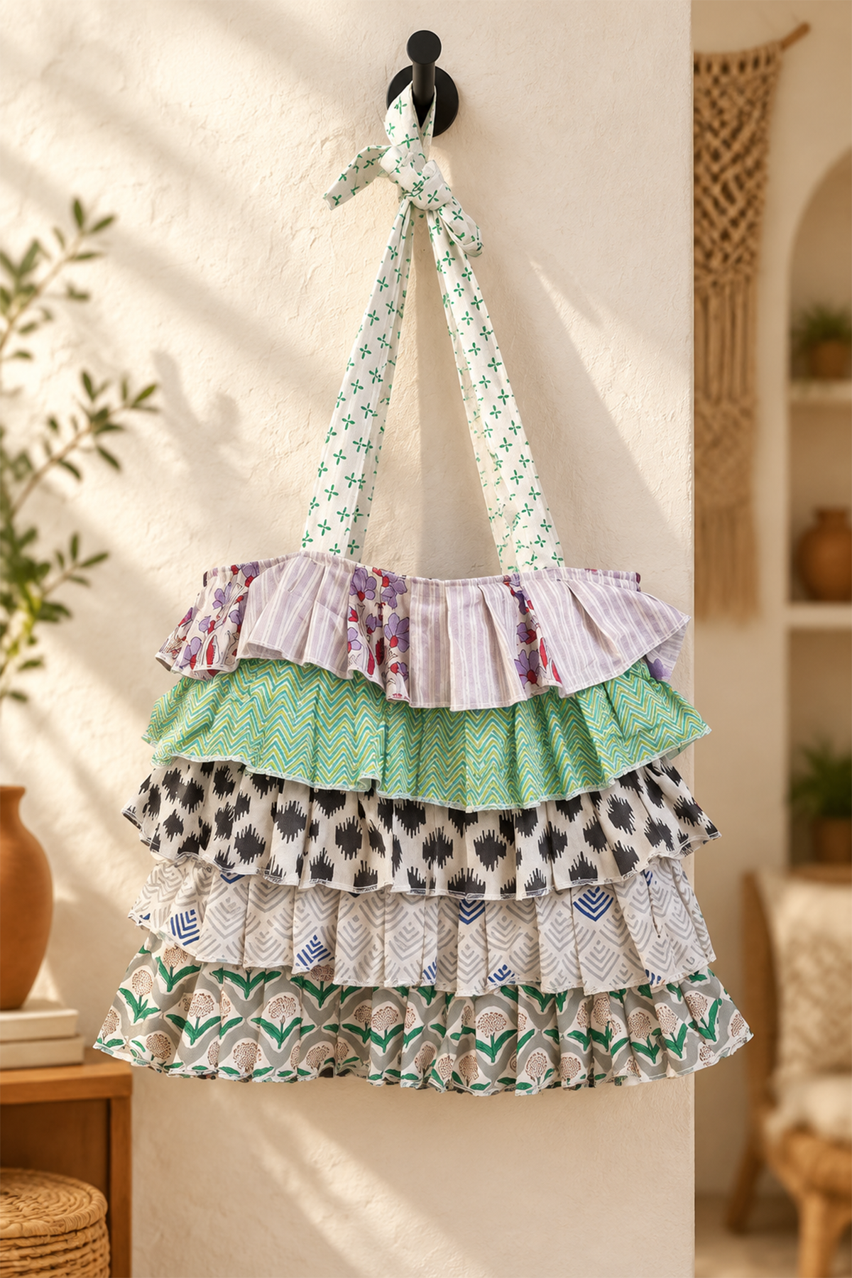 Multi Frill Tote Bag