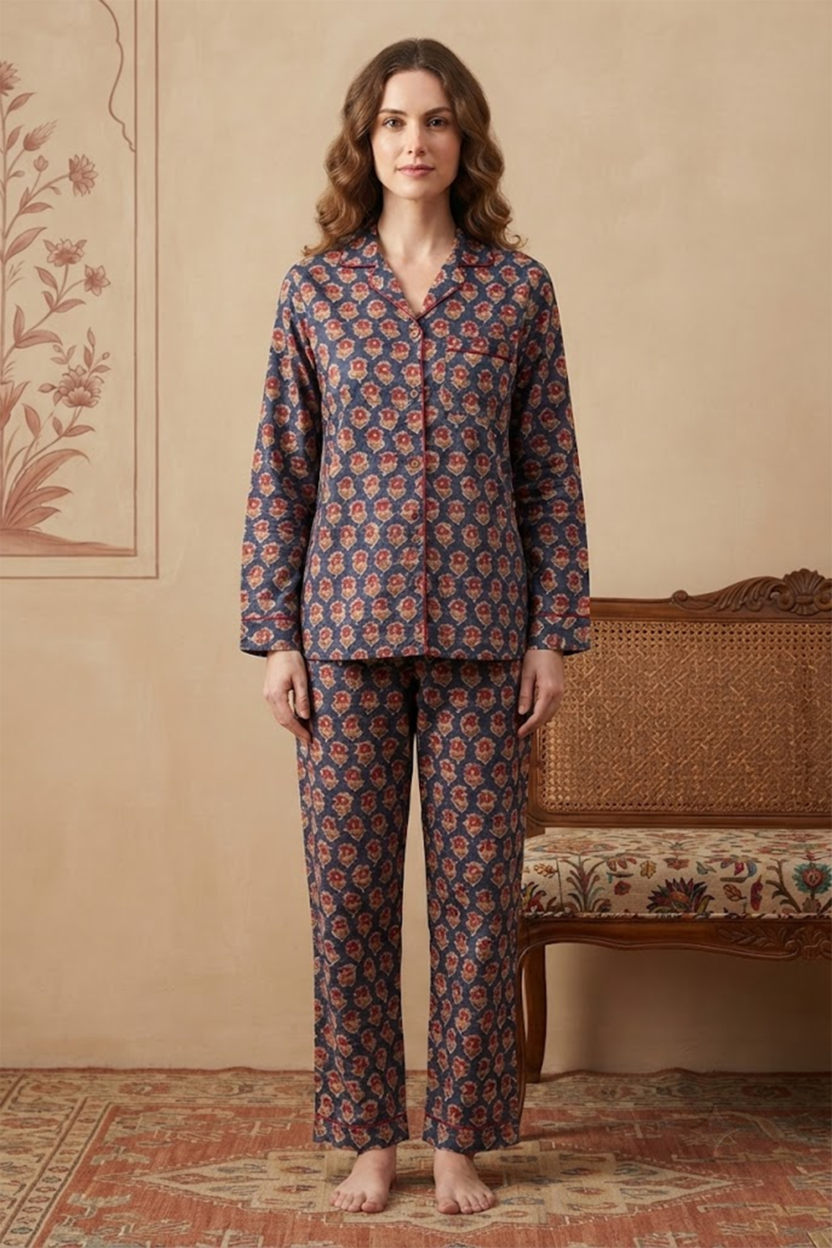 Tulip Garden Night Suit