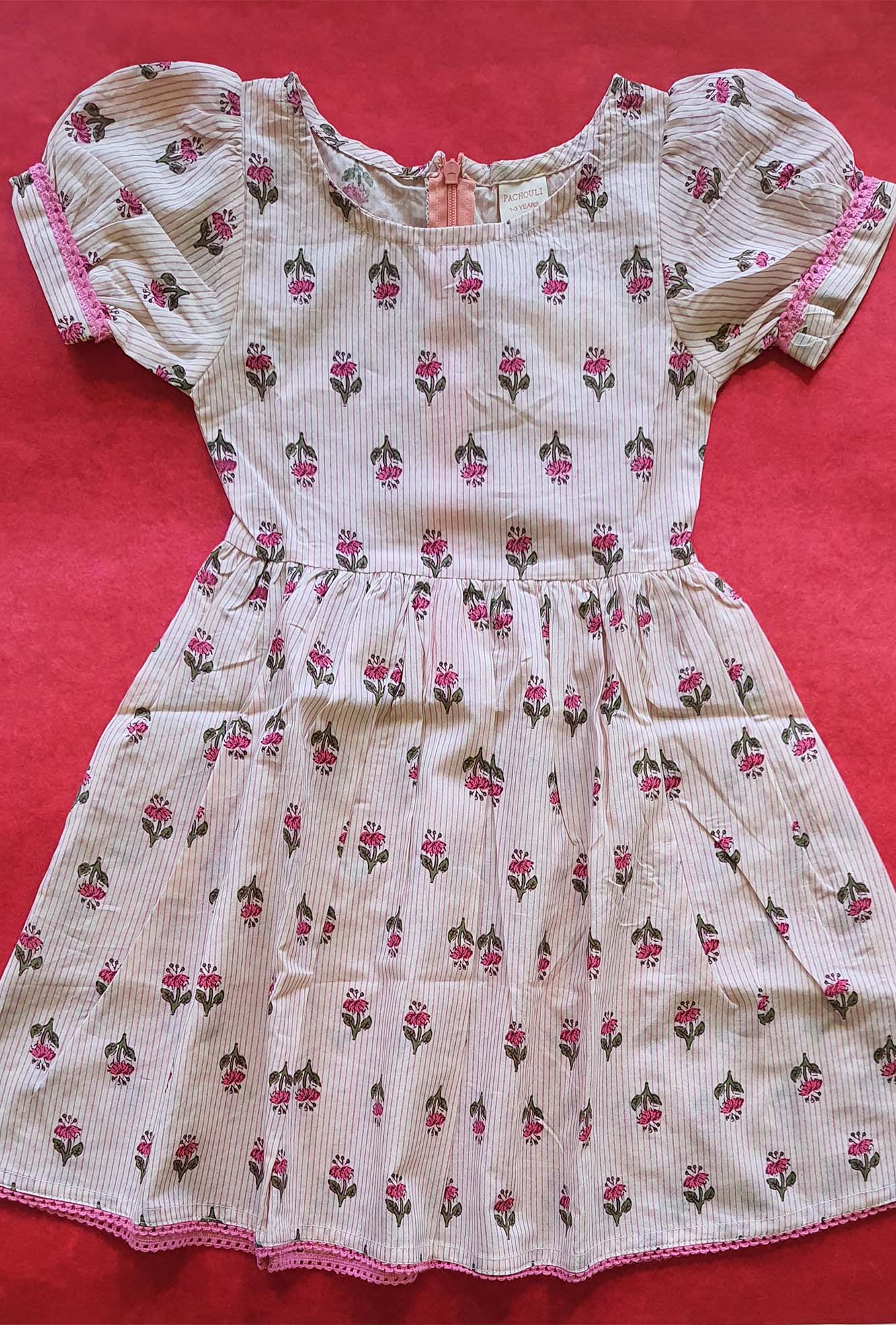 Pink Booti Girl Frock