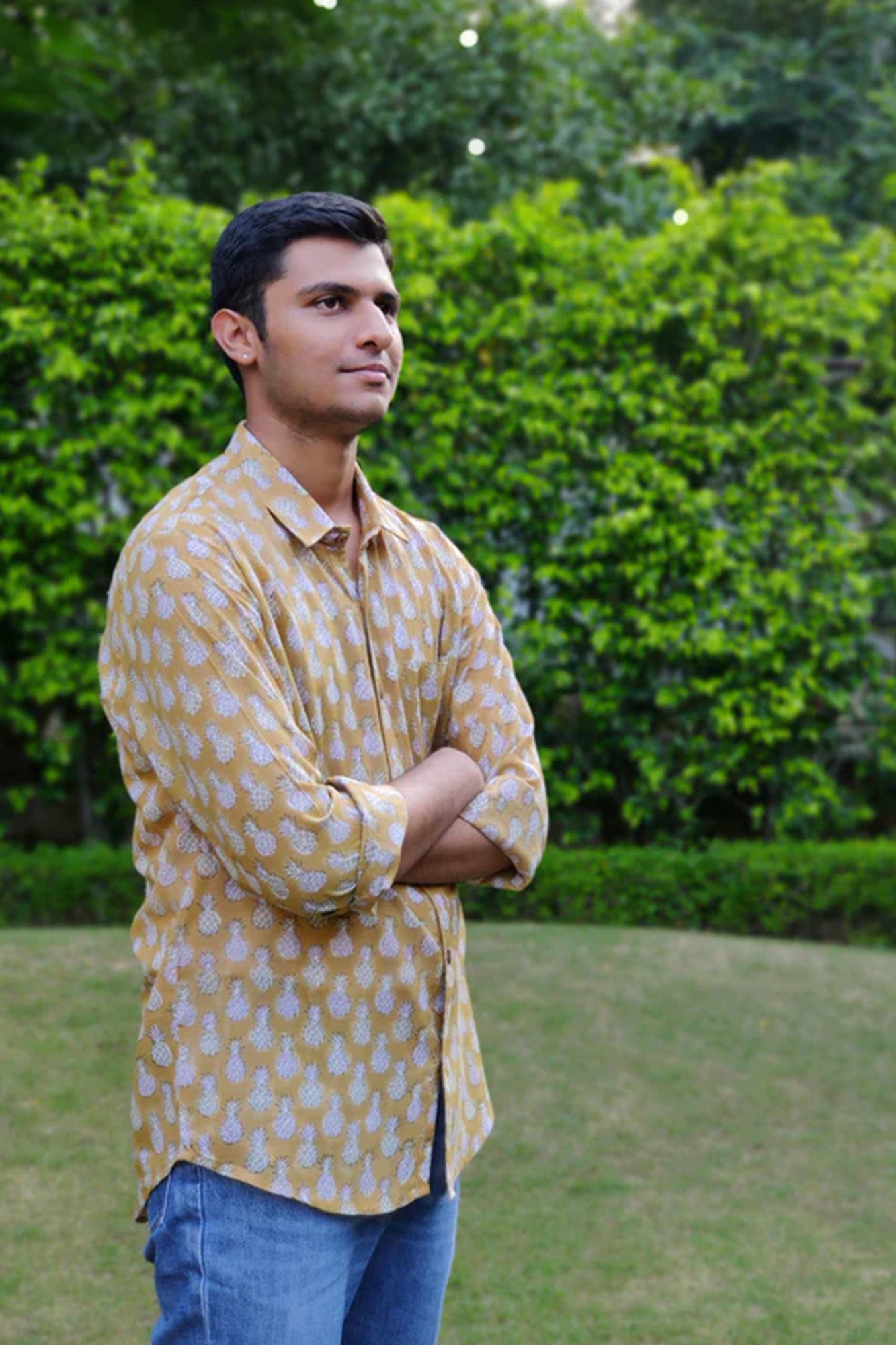 Golden Piña Full Sleeves Shirt