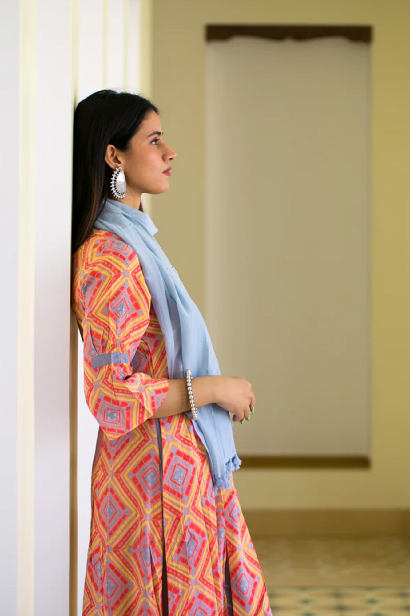 Sadabahar Geometric Kurta