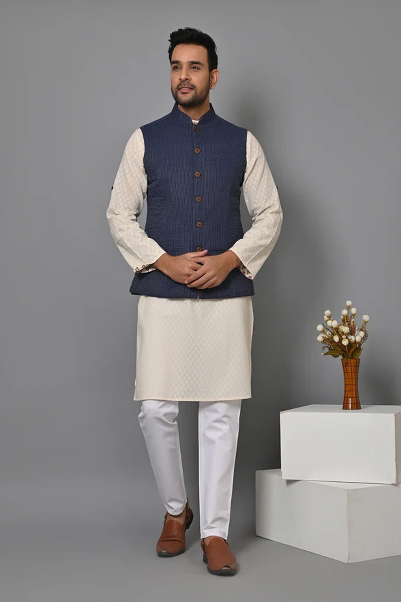 Mens Nehru Jacket Neela