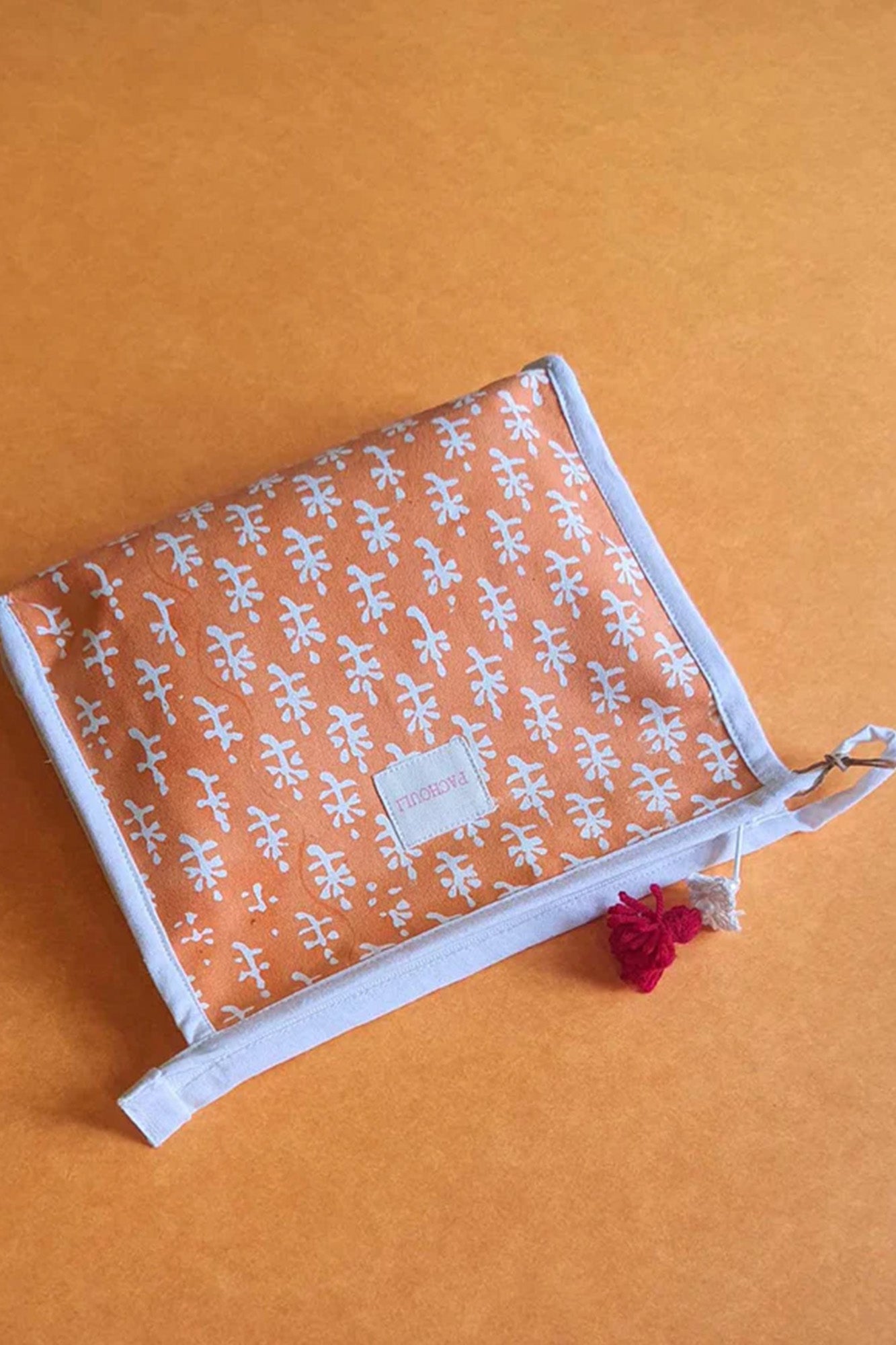 Pouch Canvas Orange Booti