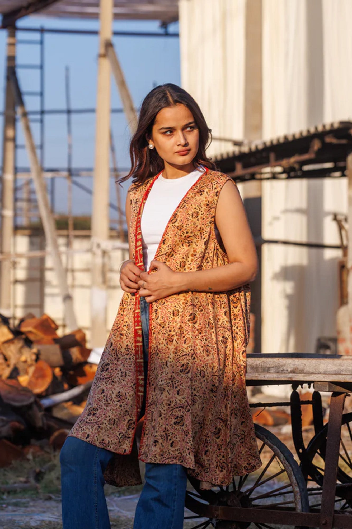 Maati Japanese Silk Cape