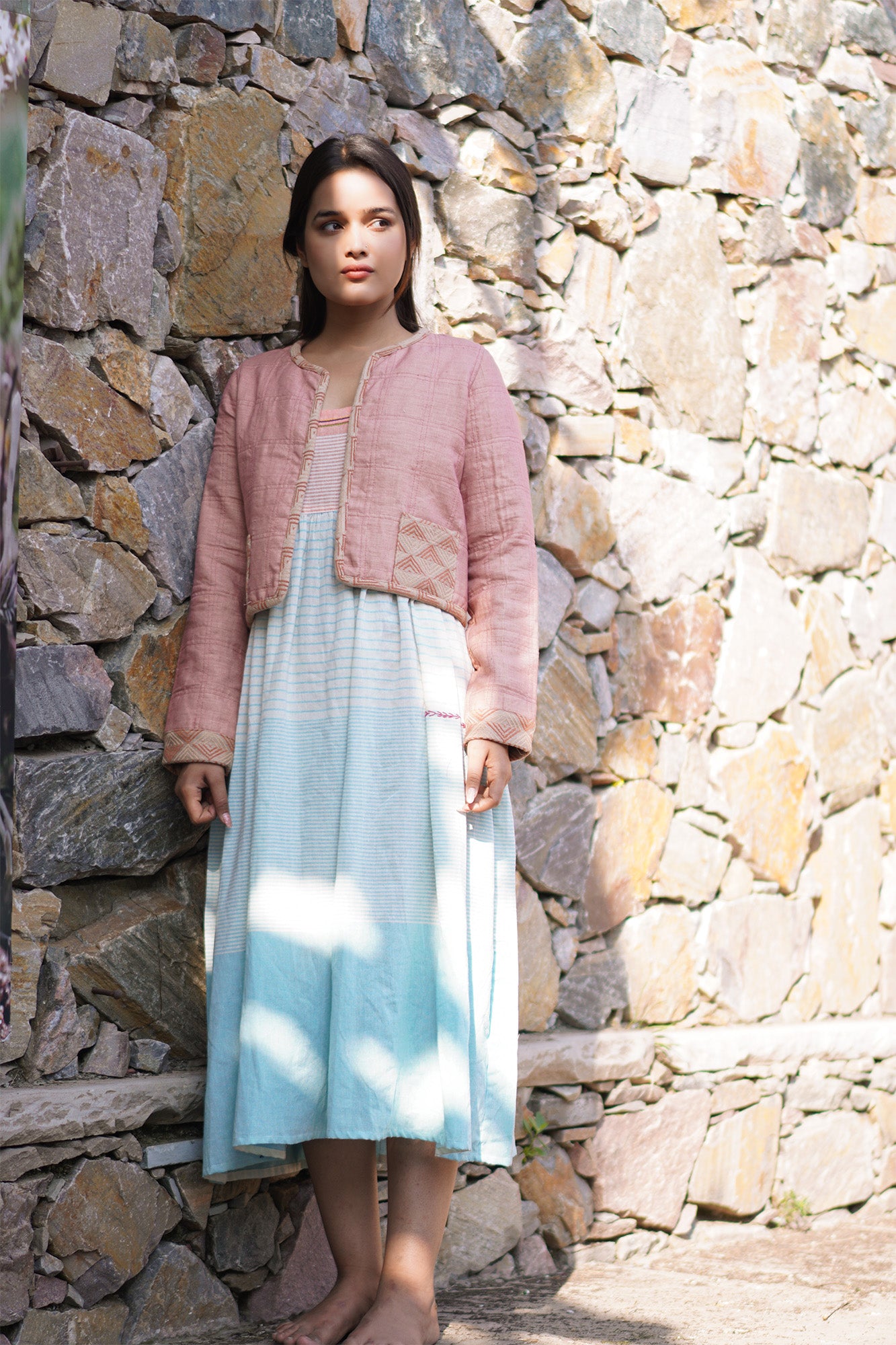 Jacket Linen Loom & Patch