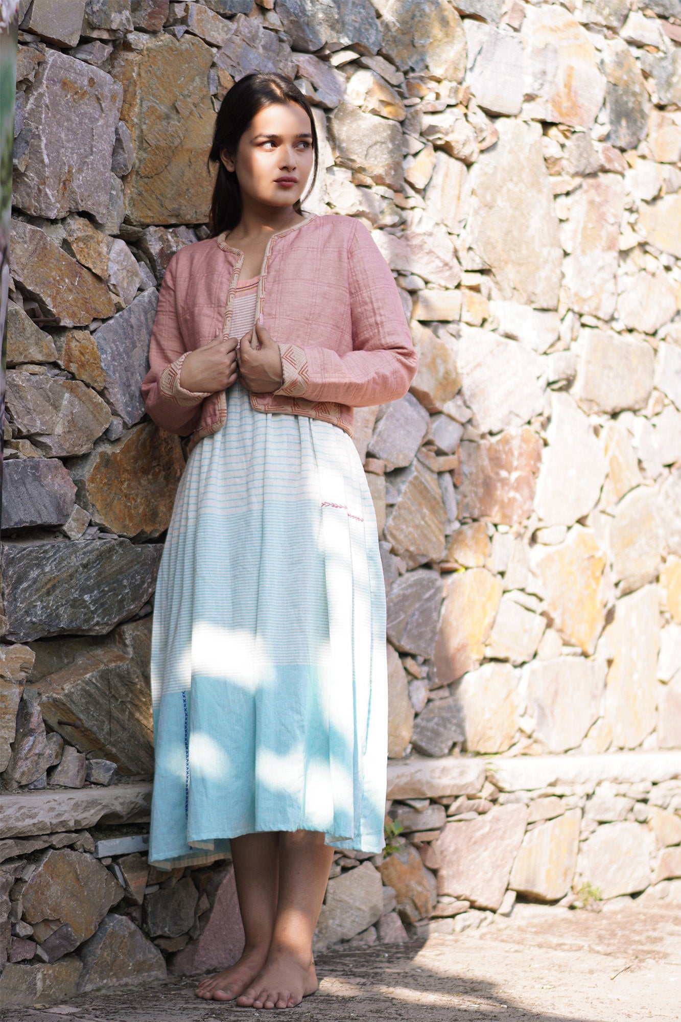 Jacket Linen Loom & Patch