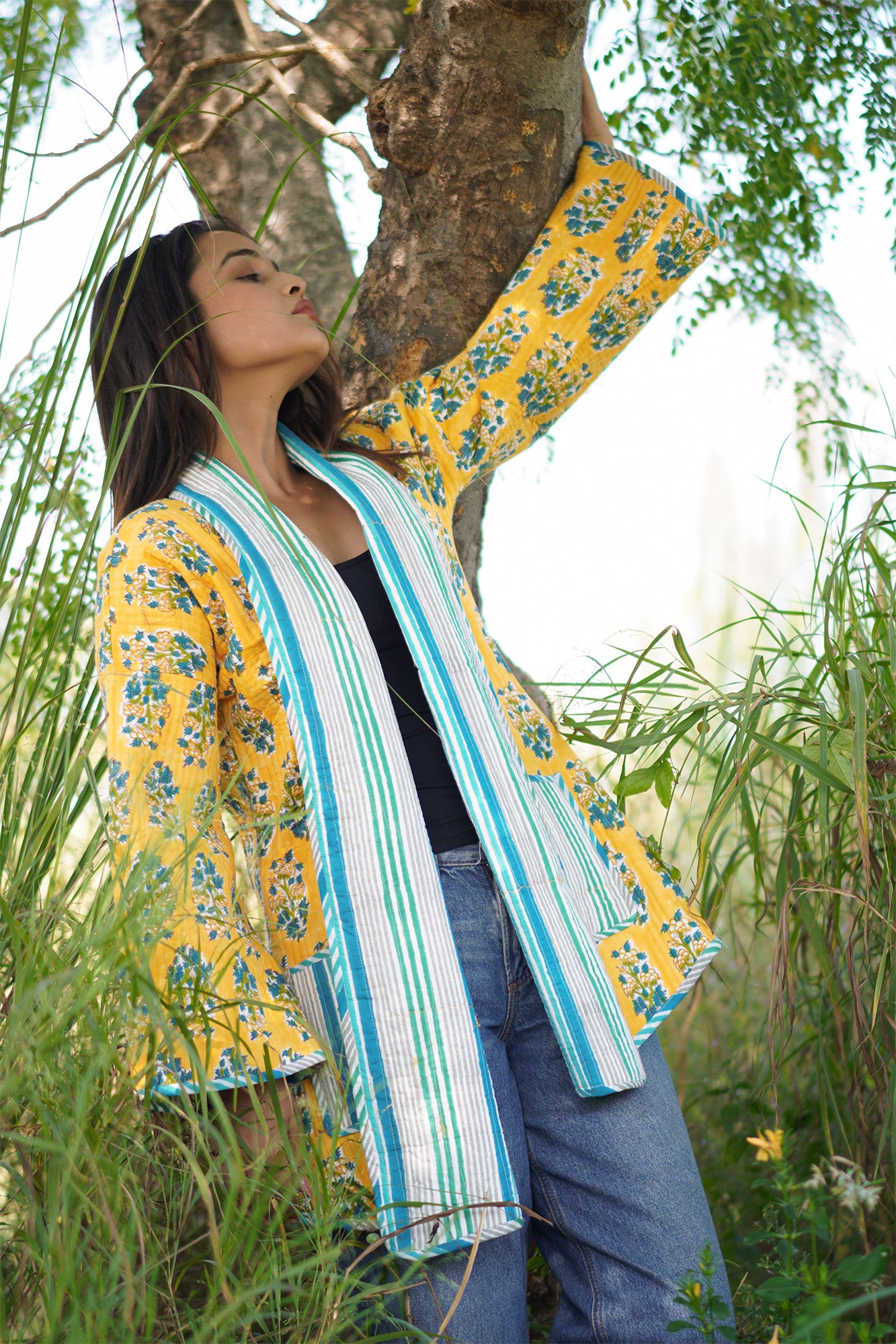 Sunny Love Reversible Long Jacket